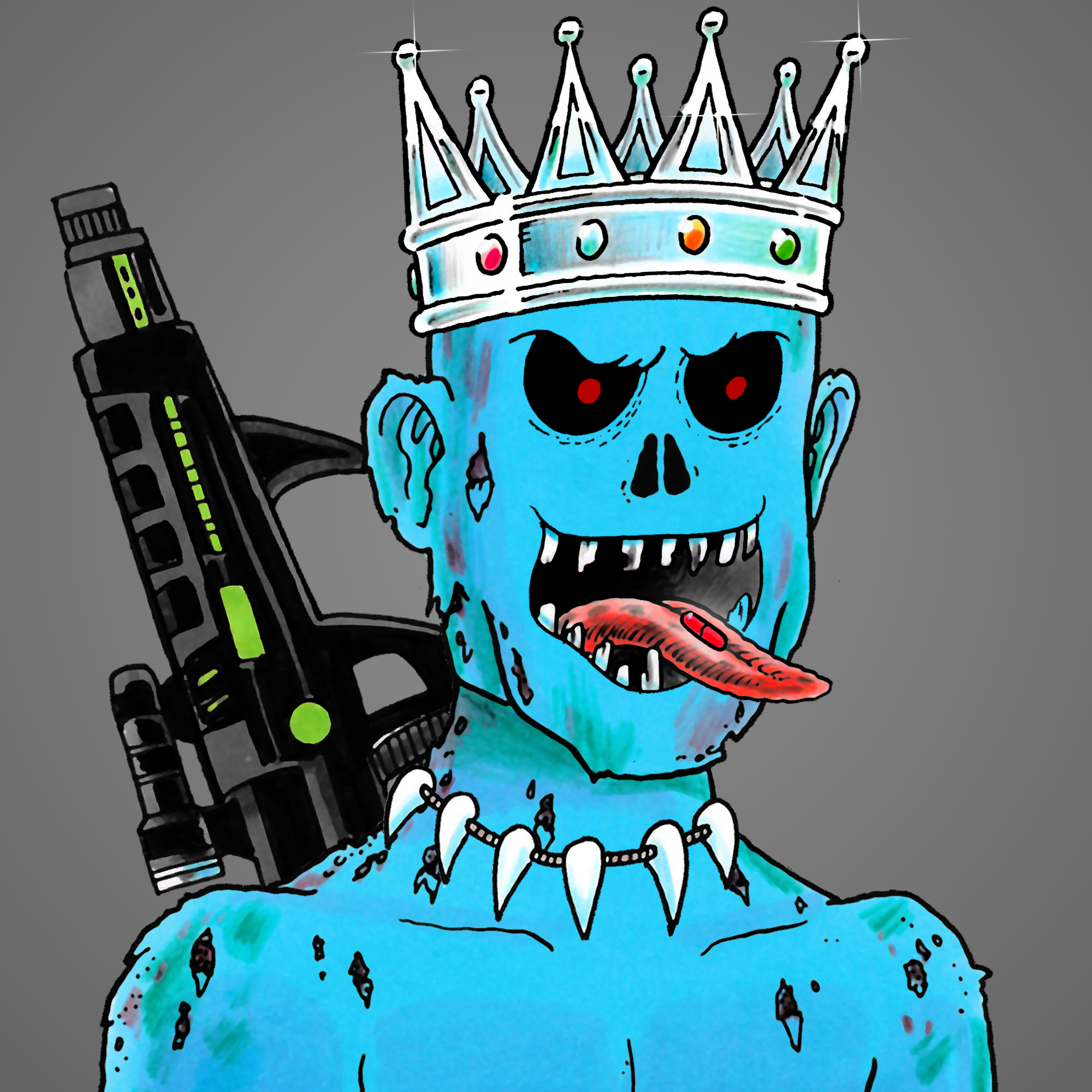 George Trosley - Jungle Freaks - Jungle Freak 9953 - NFT # 9953