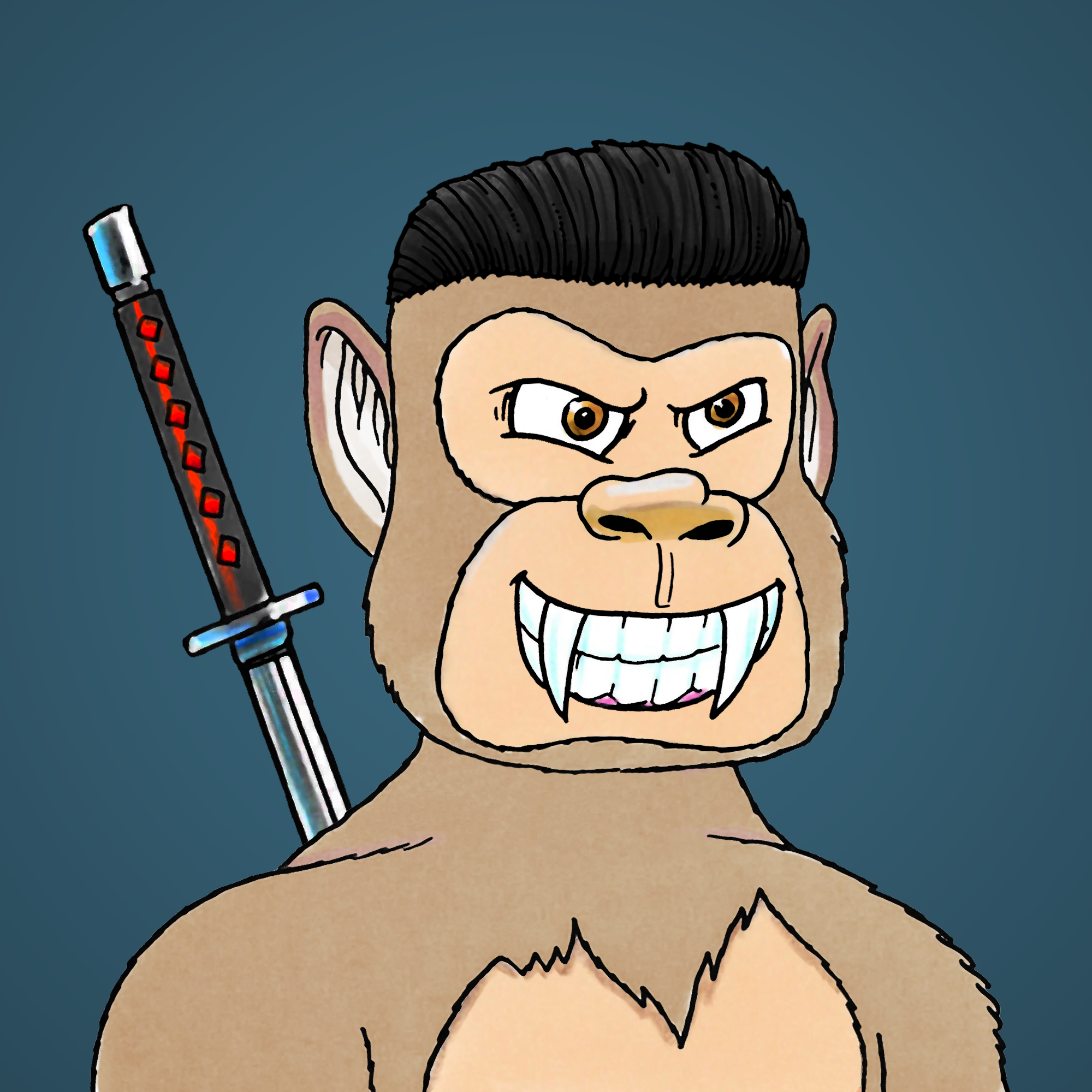 George Trosley - Jungle Freaks - Jungle Freak 9957 - NFT # 9957