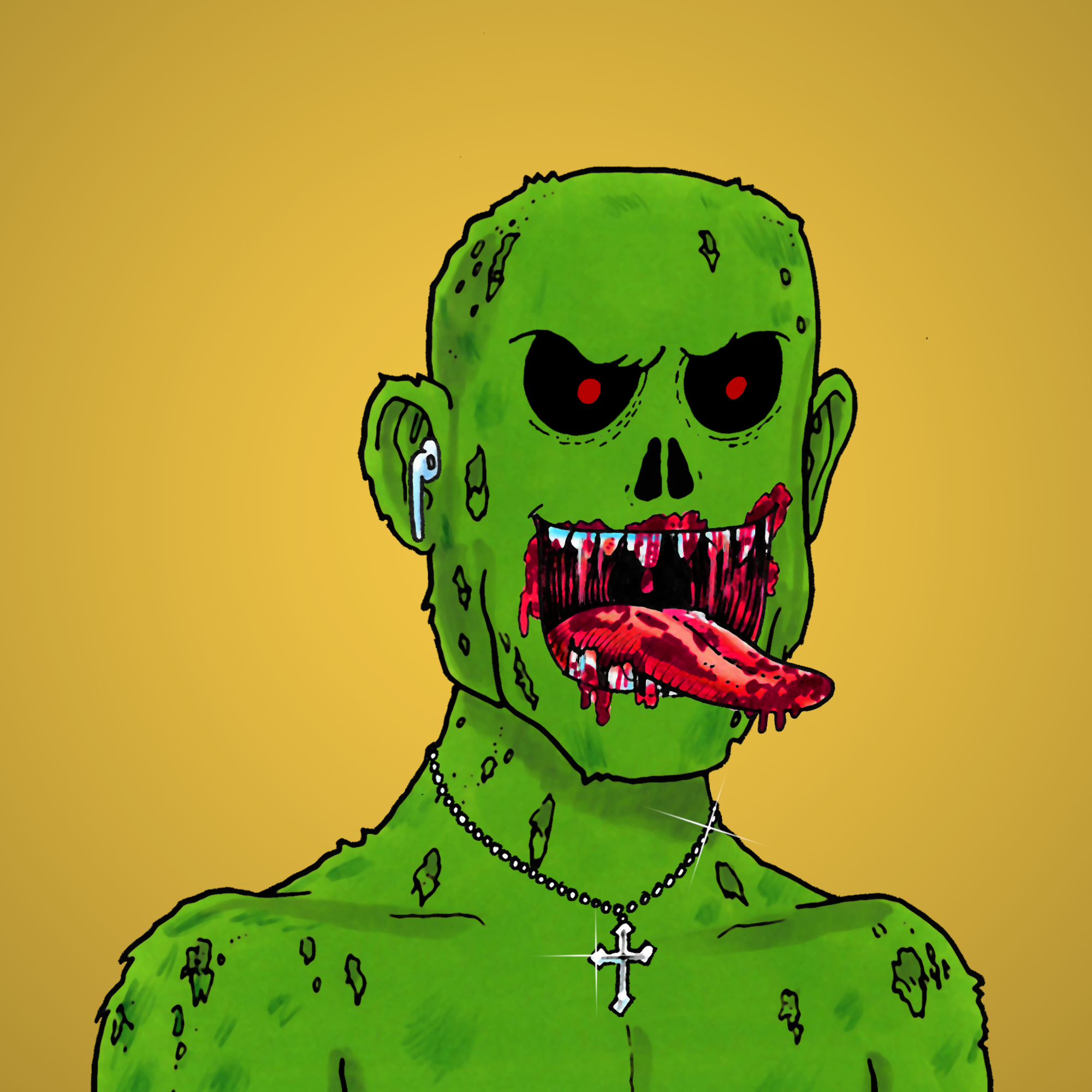 George Trosley - Jungle Freaks - Jungle Freak 9958 - NFT # 9958