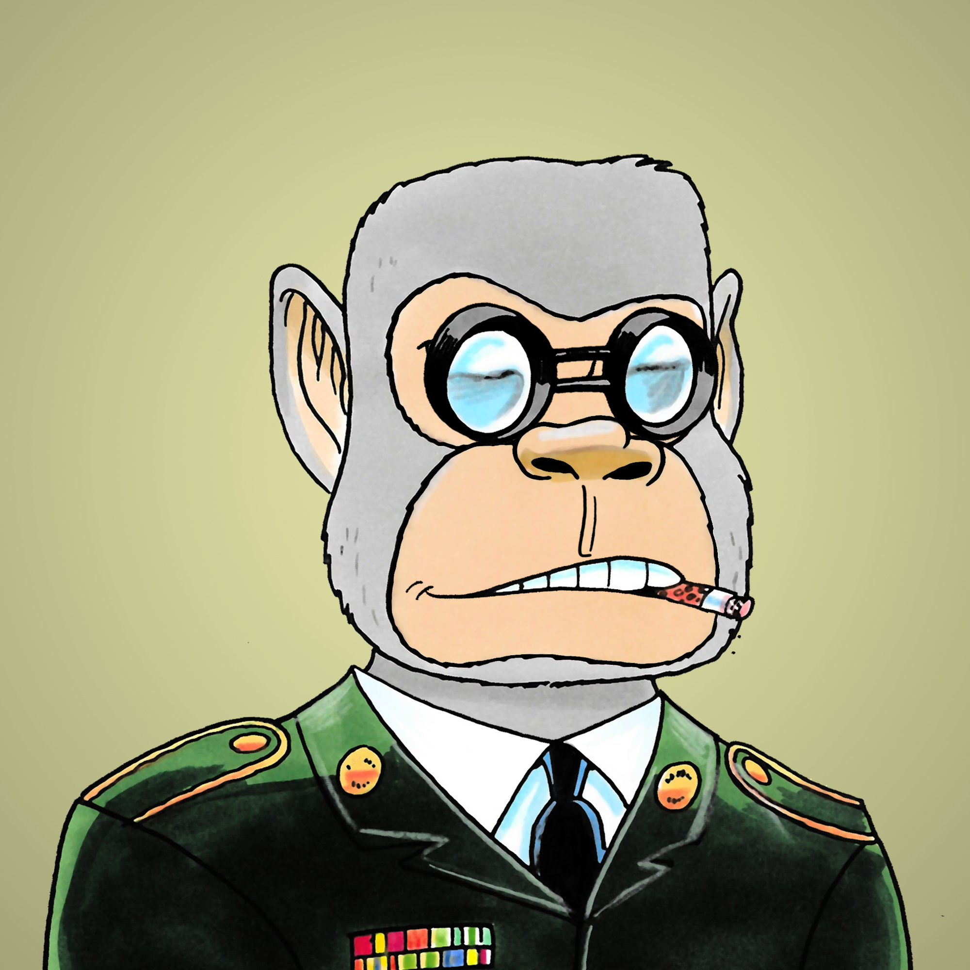 George Trosley - Jungle Freaks - Jungle Freak 9960 - NFT # 9960