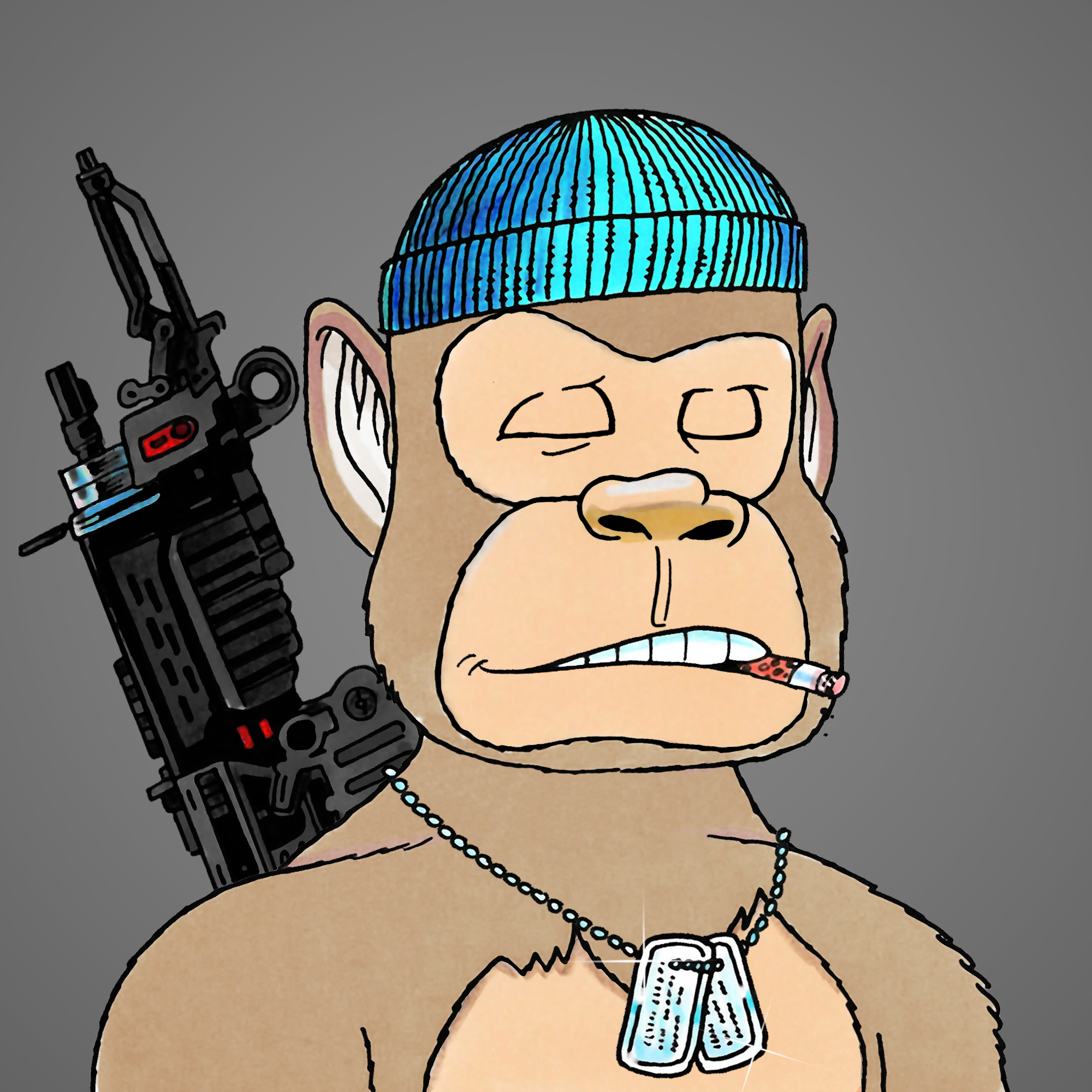 George Trosley - Jungle Freaks - Jungle Freak 9961 - NFT # 9961