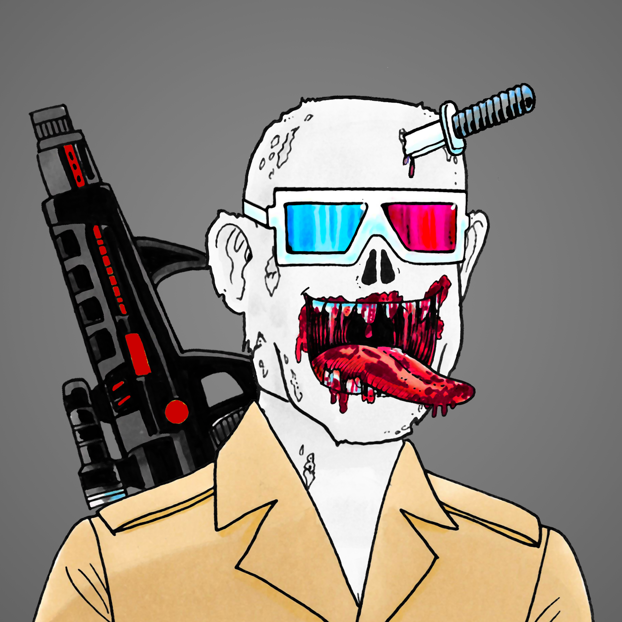 George Trosley - Jungle Freaks - Jungle Freak 9963 - NFT # 9963