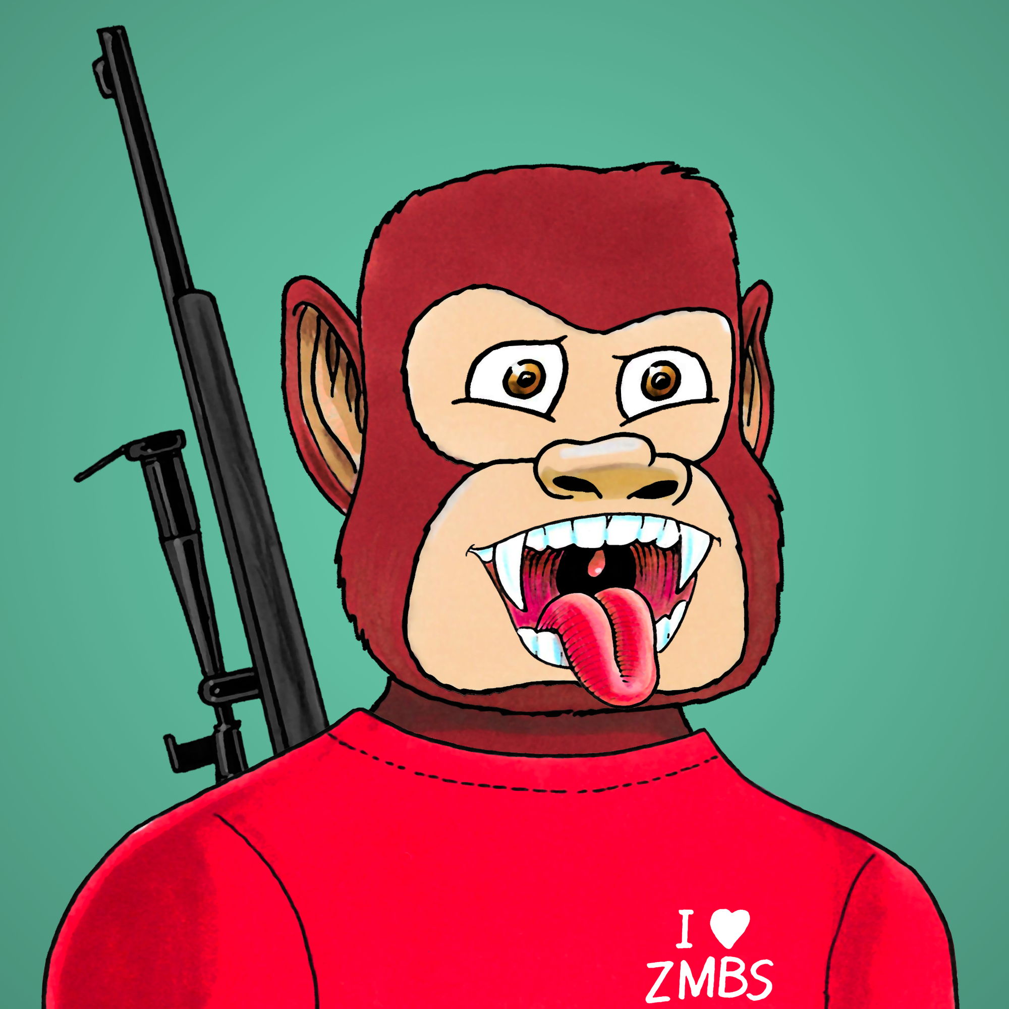 George Trosley - Jungle Freaks - Jungle Freak 9964 - NFT # 9964