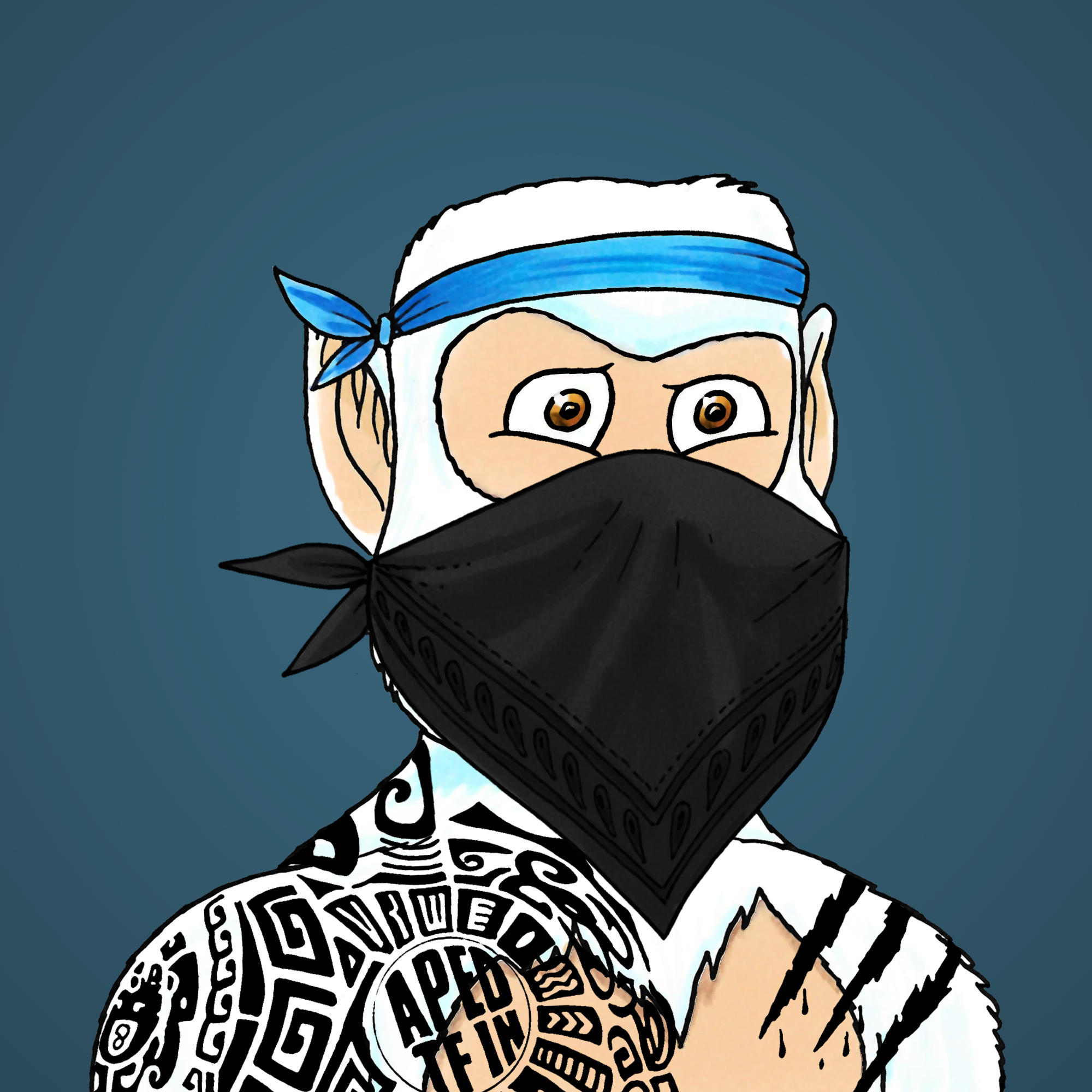 George Trosley - Jungle Freaks - Jungle Freak 9968 - NFT # 9968