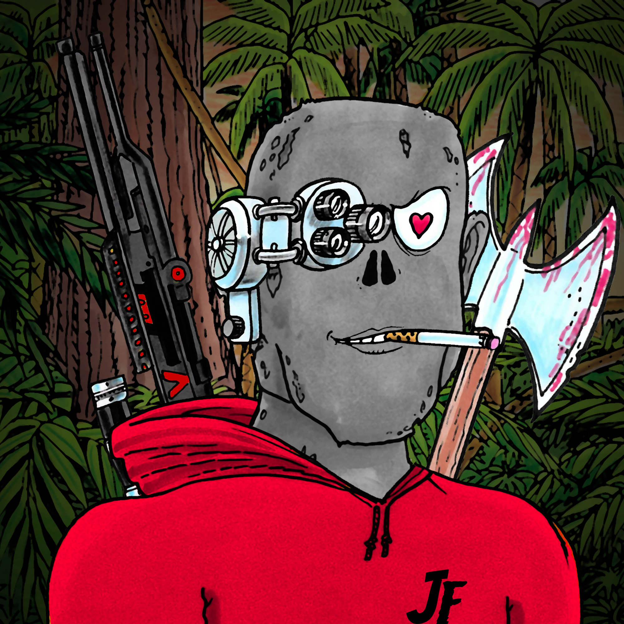 George Trosley - Jungle Freaks - Jungle Freak 997 - NFT # 997