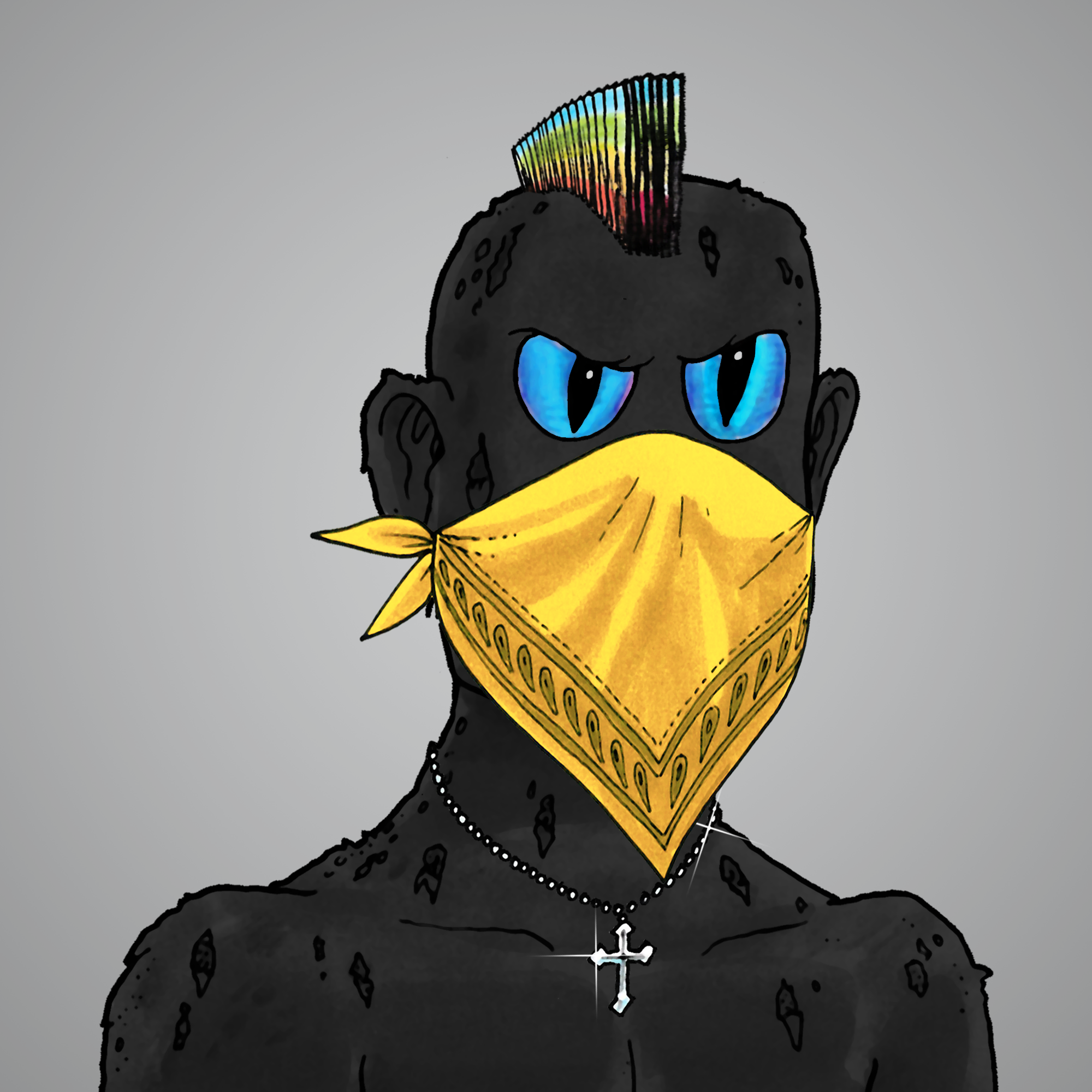 George Trosley - Jungle Freaks - Jungle Freak 9971 - NFT # 9971