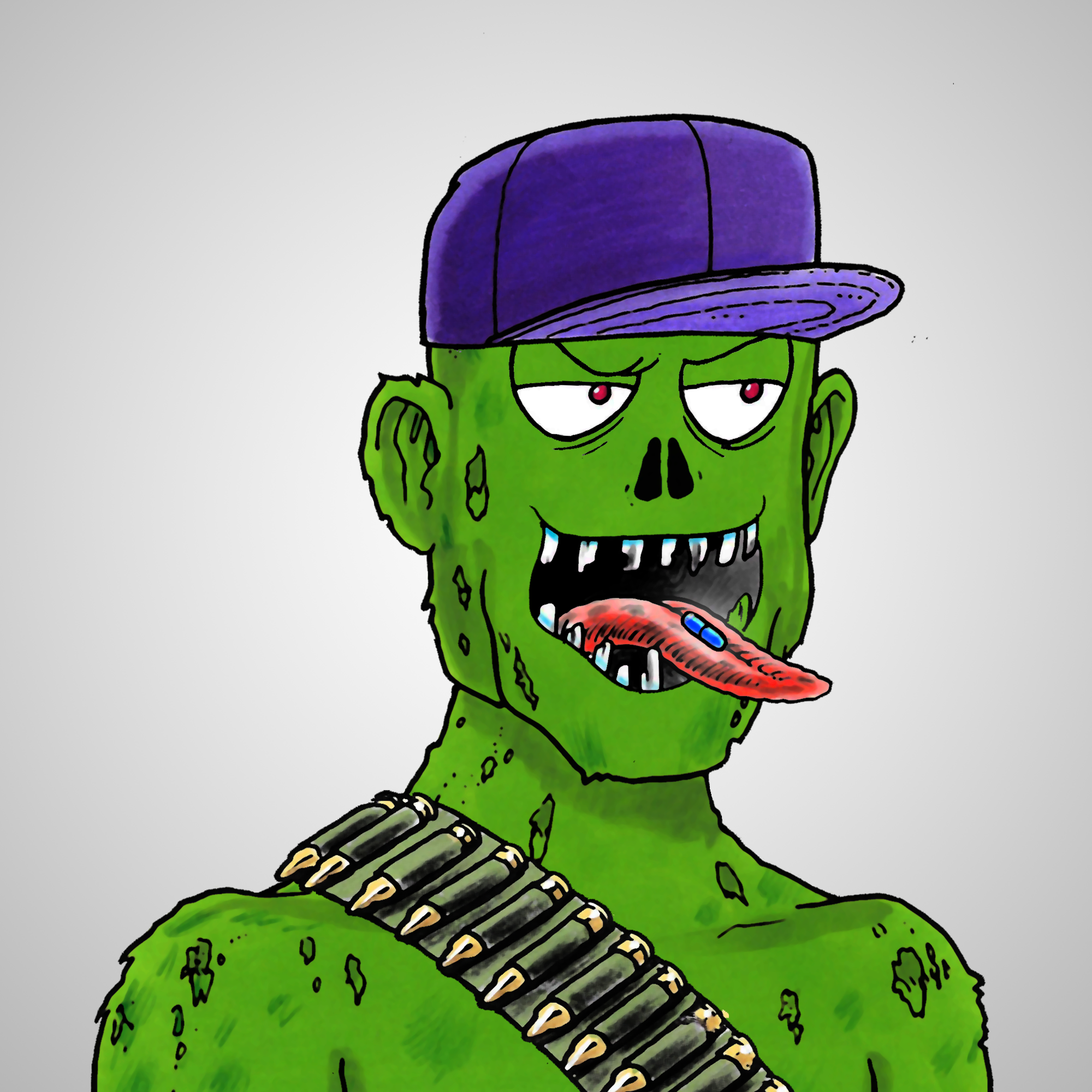 George Trosley - Jungle Freaks - Jungle Freak 9973 - NFT # 9973