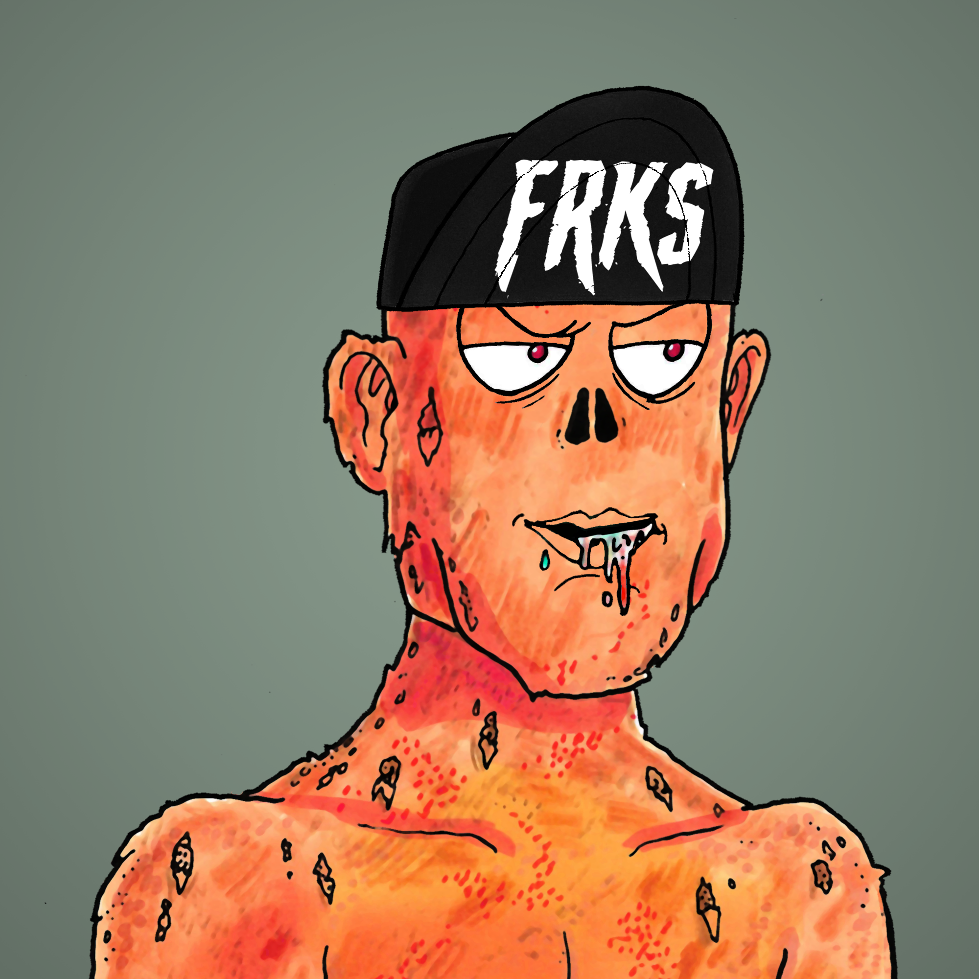 George Trosley - Jungle Freaks - Jungle Freak 9974 - NFT # 9974