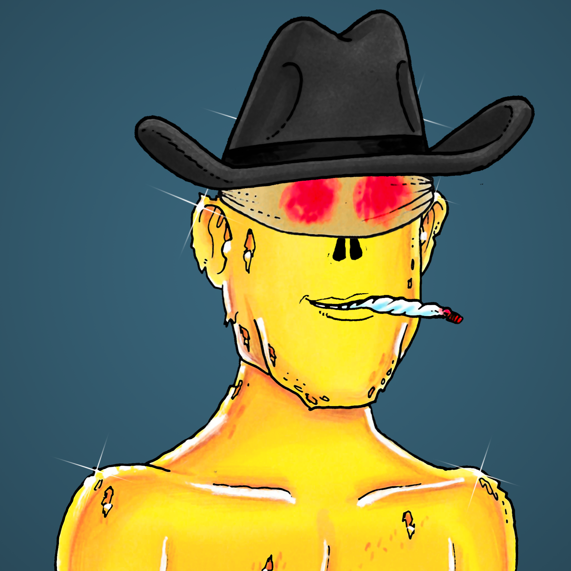 George Trosley - Jungle Freaks - Jungle Freak 9977 - NFT # 9977