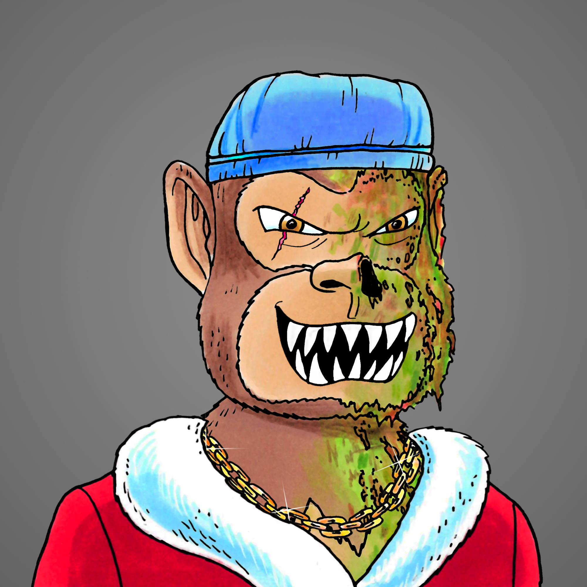 George Trosley - Jungle Freaks - Jungle Freak 9979 - NFT # 9979