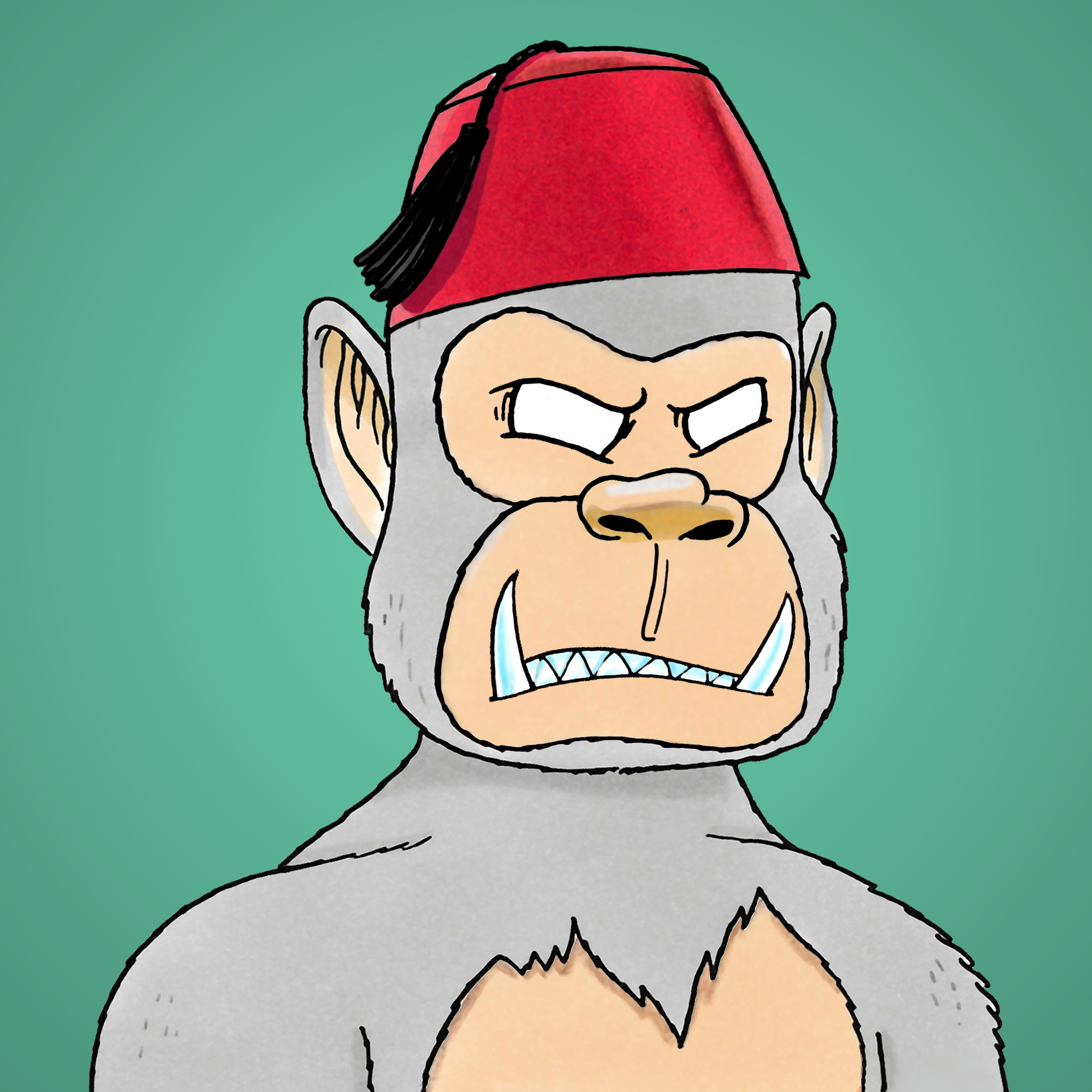 George Trosley - Jungle Freaks - Jungle Freak 9981 - NFT # 9981