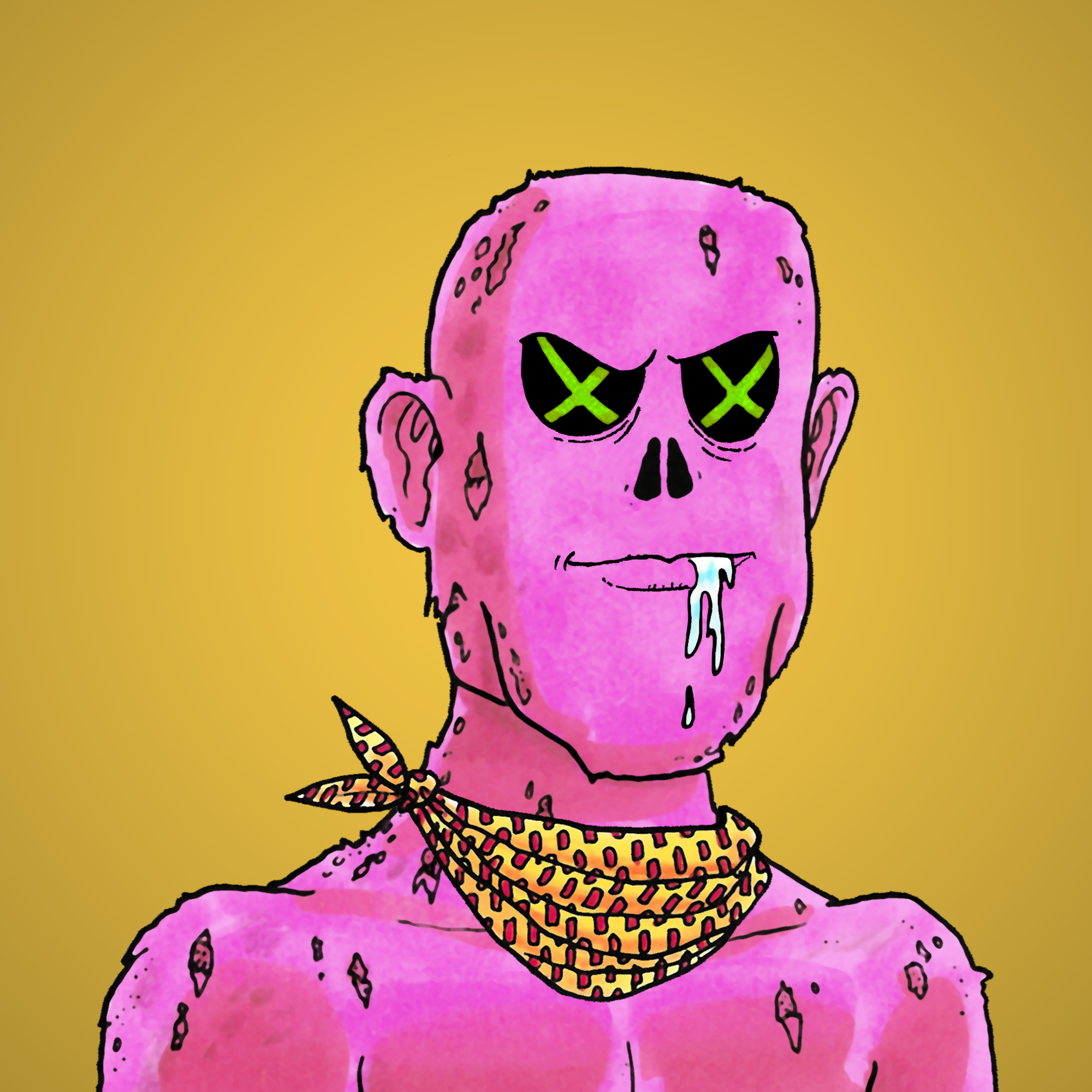 George Trosley - Jungle Freaks - Jungle Freak 9984 - NFT # 9984