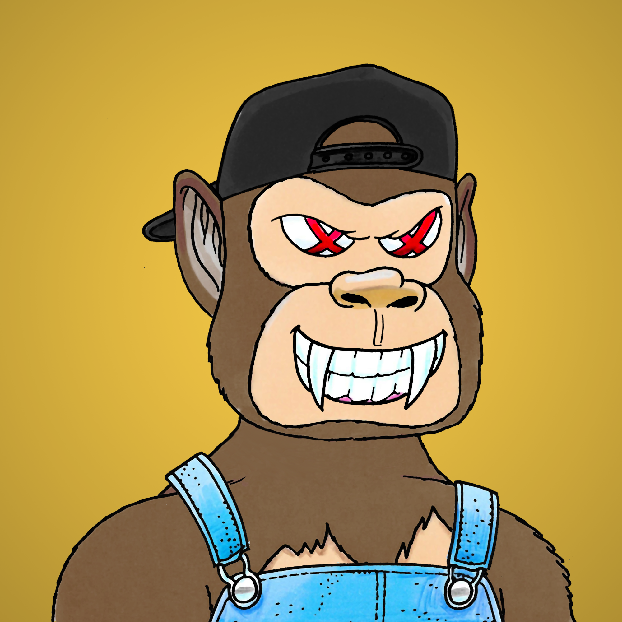 George Trosley - Jungle Freaks - Jungle Freak 9986 - NFT # 9986