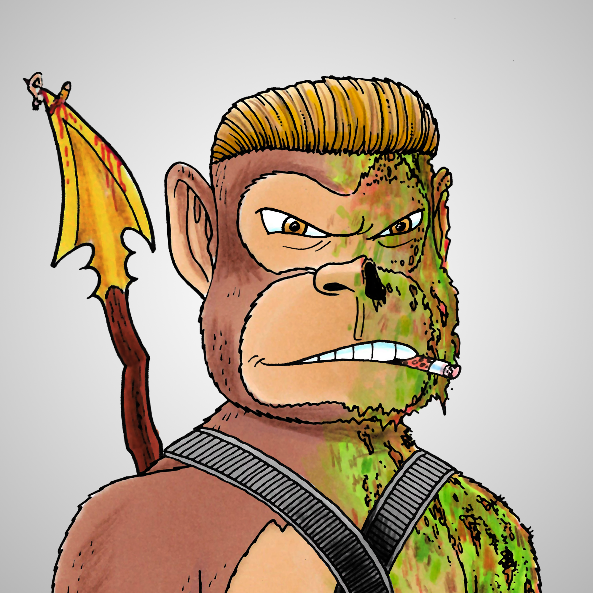 George Trosley - Jungle Freaks - Jungle Freak 9989 - NFT # 9989