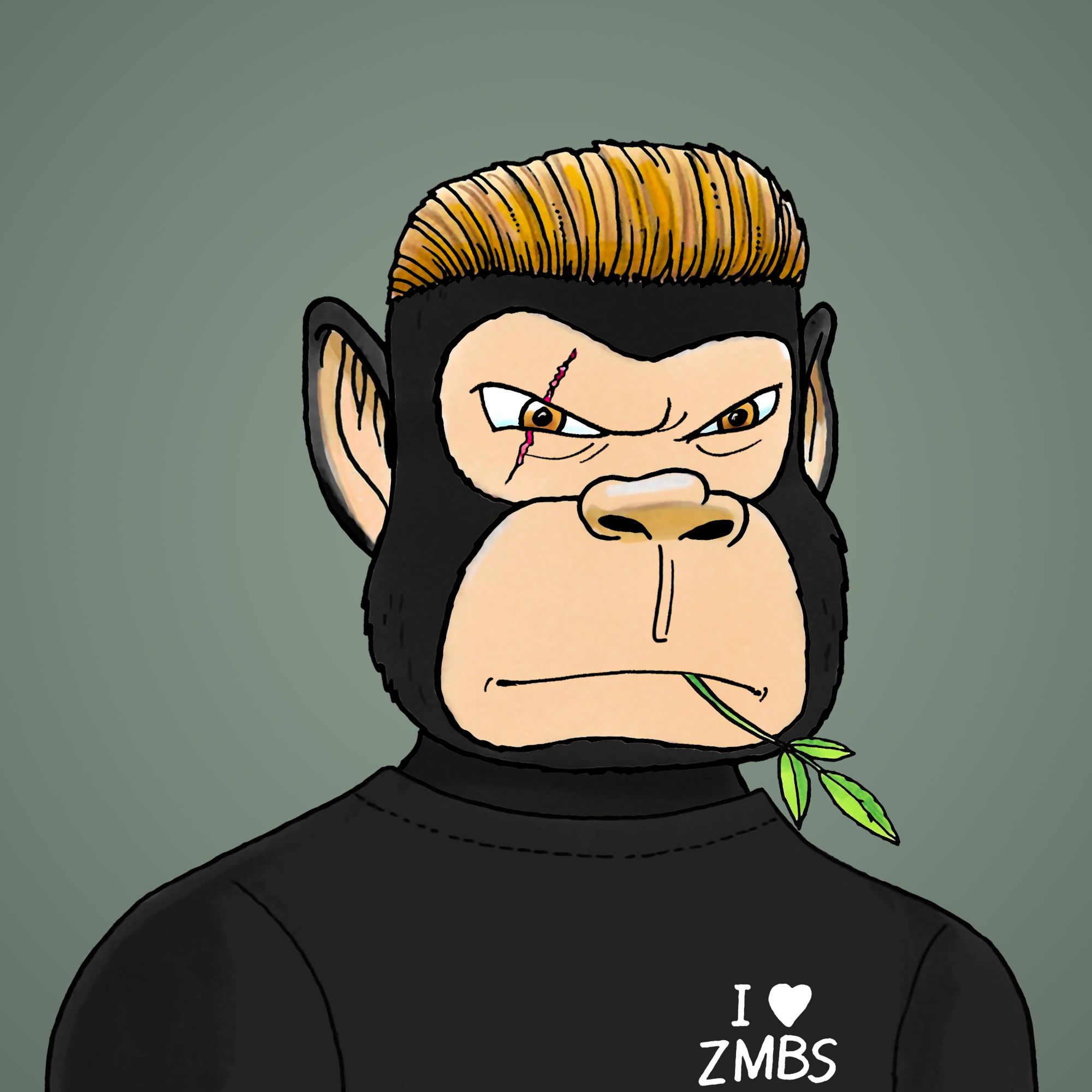 George Trosley - Jungle Freaks - Jungle Freak 9990 - NFT # 9990