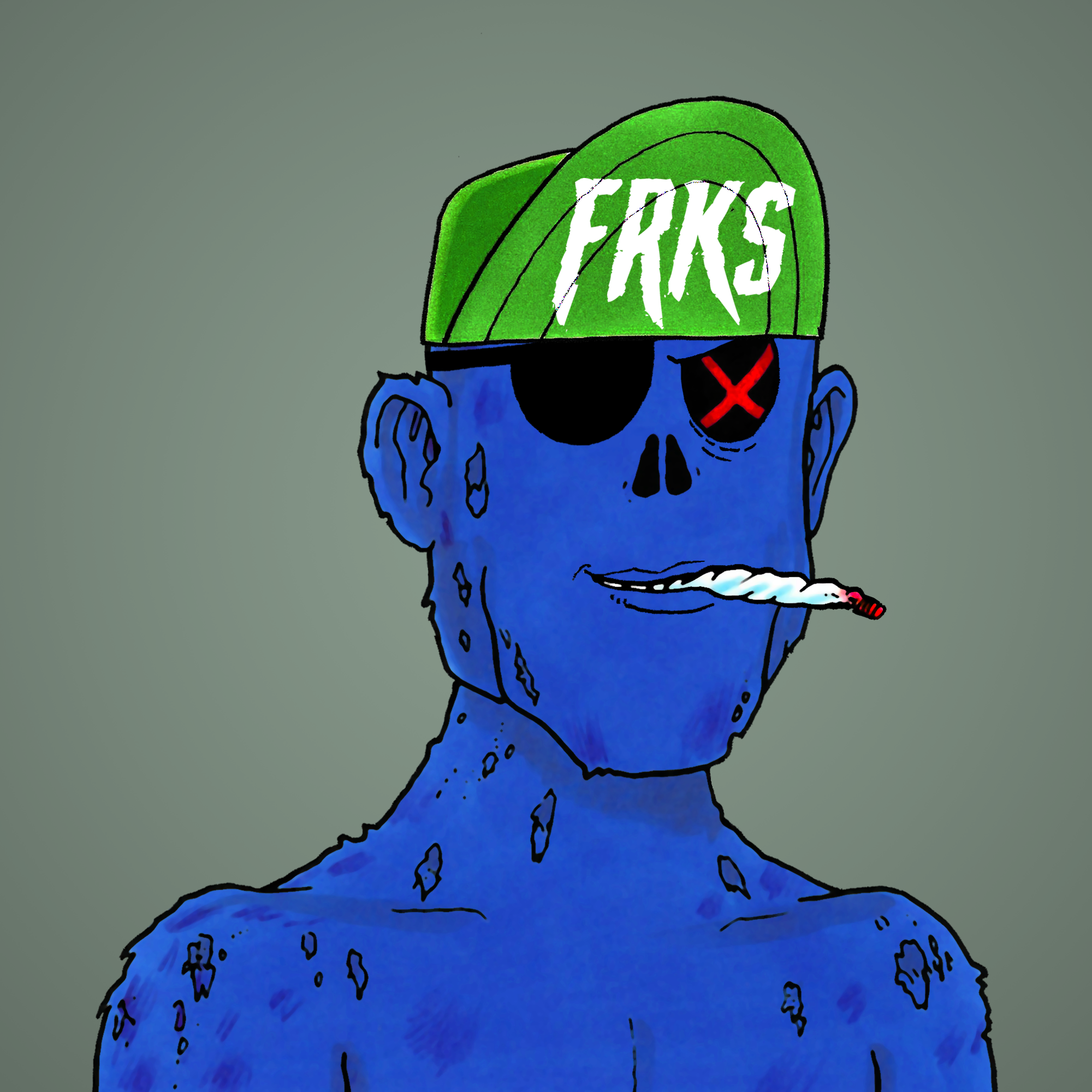 George Trosley - Jungle Freaks - Jungle Freak 9991 - NFT # 9991