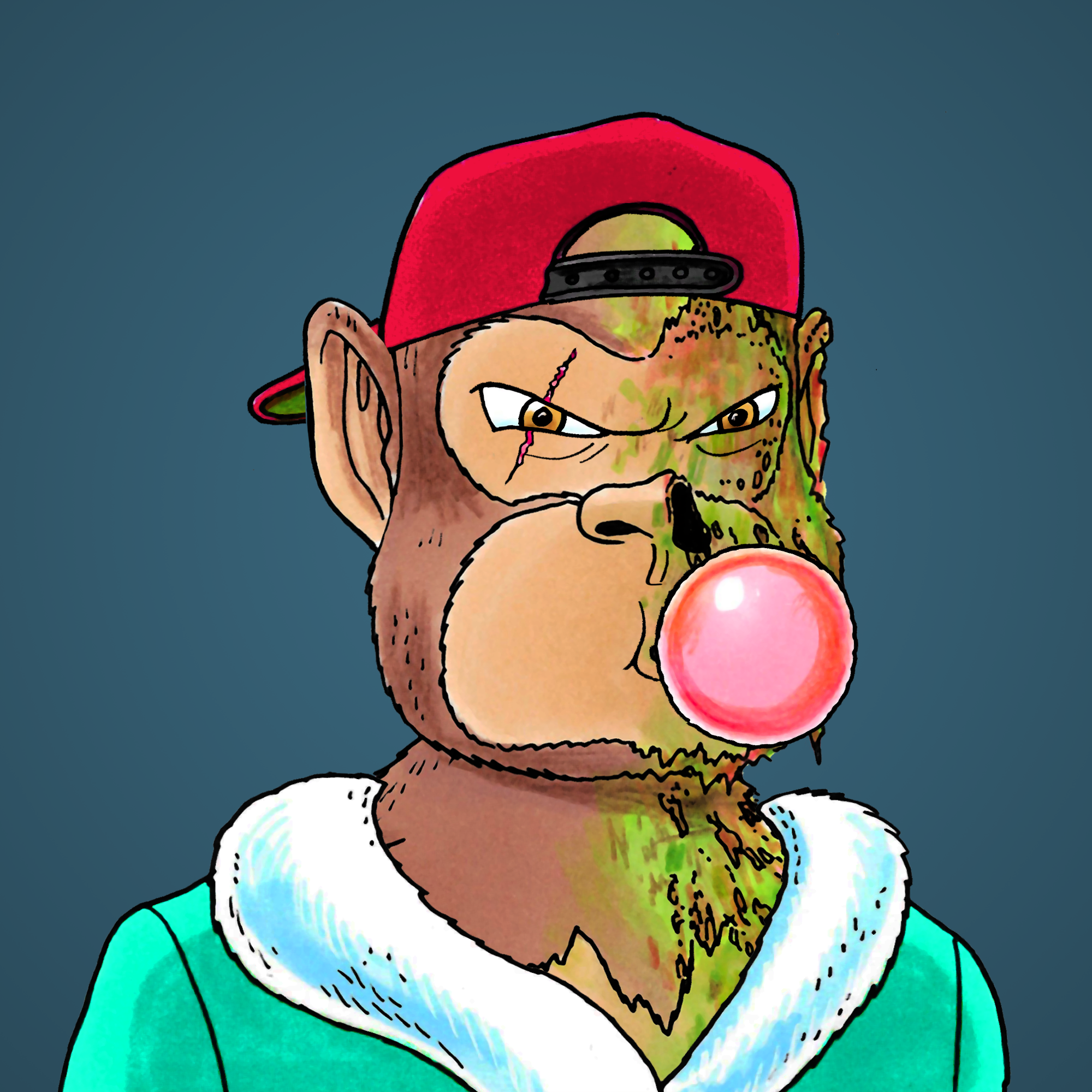 George Trosley - Jungle Freaks - Jungle Freak 9992 - NFT # 9992