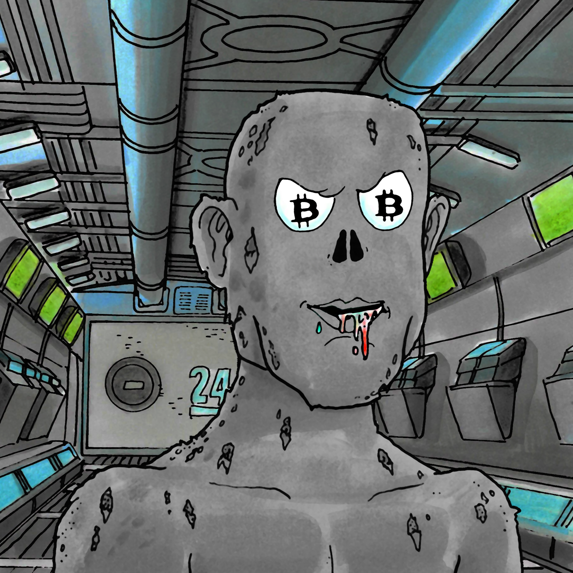 George Trosley - Jungle Freaks - Jungle Freak 9994 - NFT # 9994