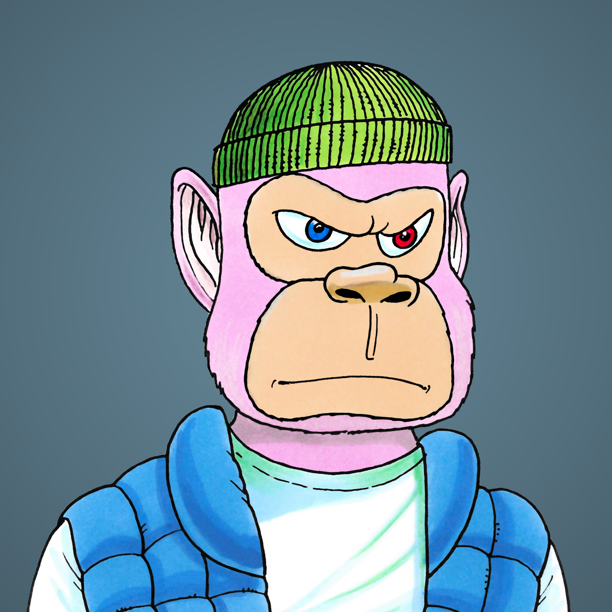 George Trosley - Jungle Freaks - Jungle Freak 9995 - NFT # 9995