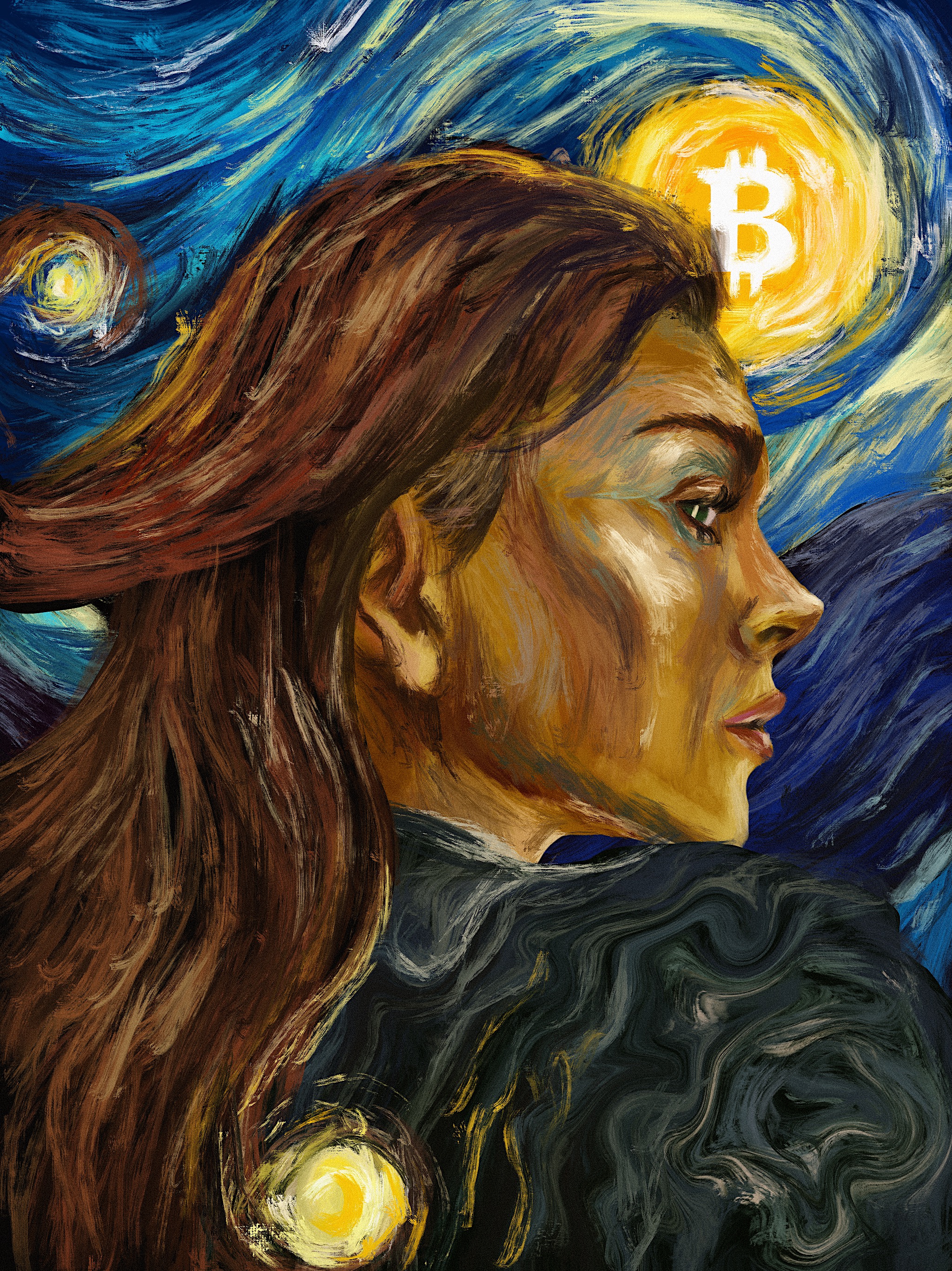 Lindsay Lohan - Rarible Marketplace v1 - Rolling in the Bitcoin - NFT # 129052