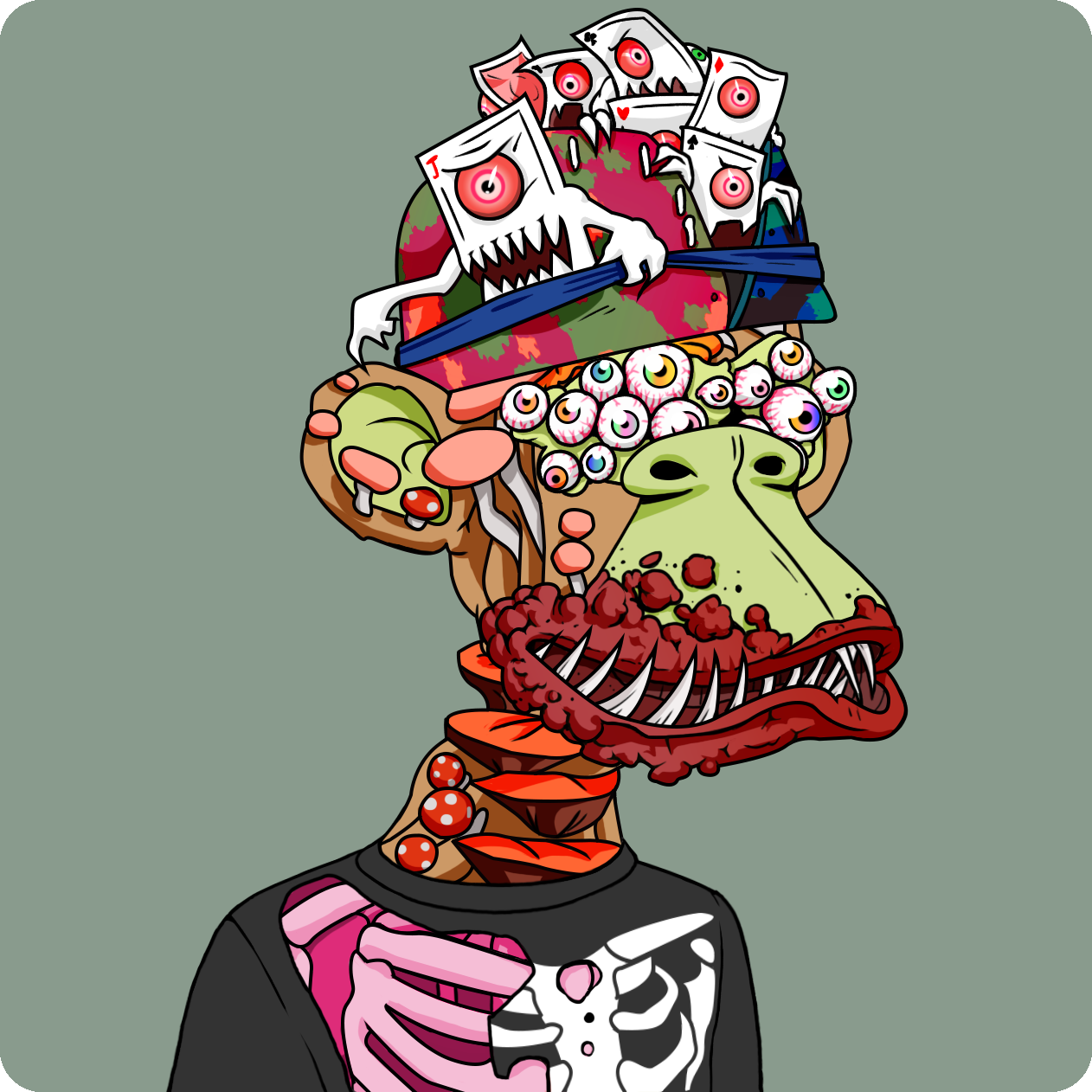 Yuga Labs - Mutant Ape Yacht Club - NFT # 2081