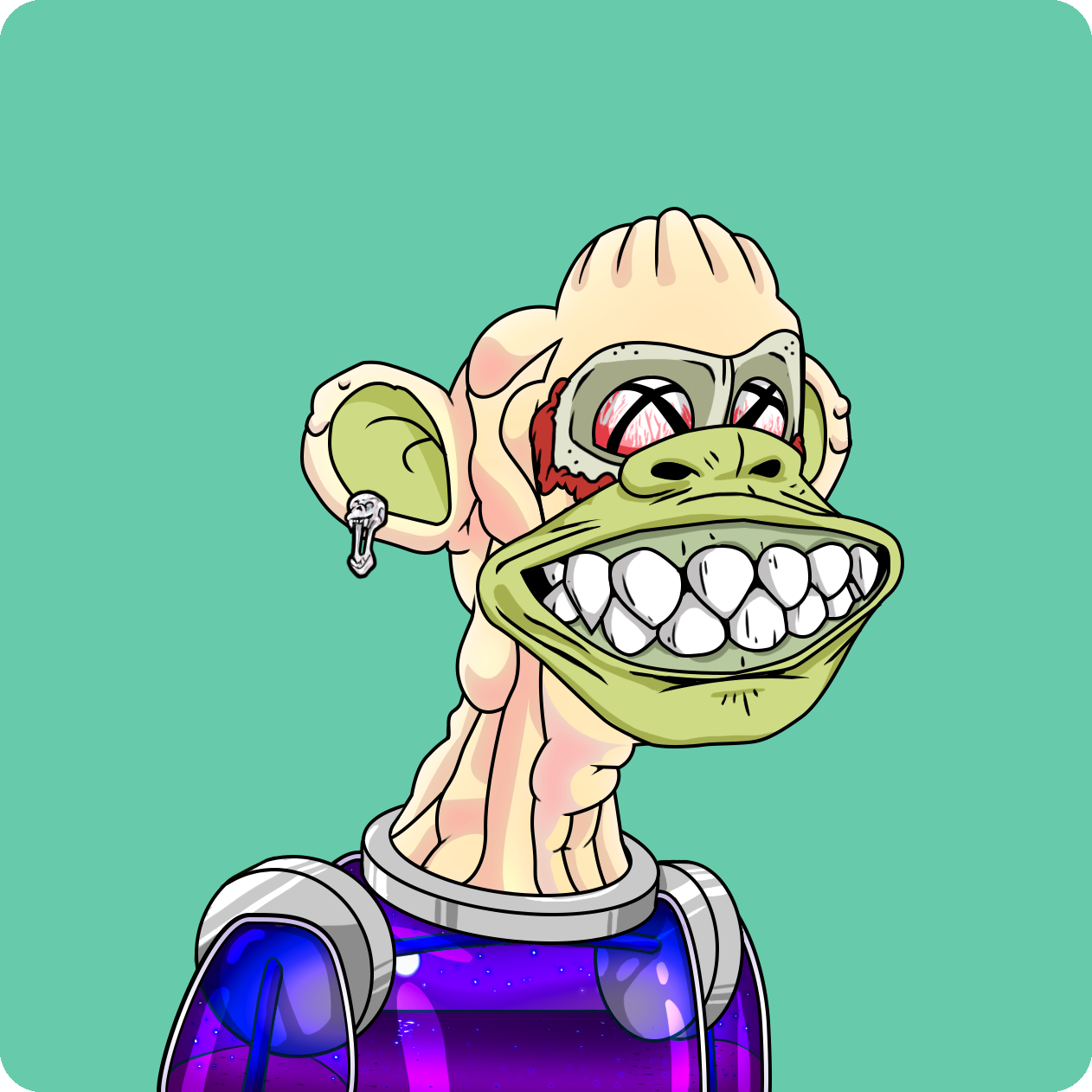 Yuga Labs - Mutant Ape Yacht Club - NFT # 6366