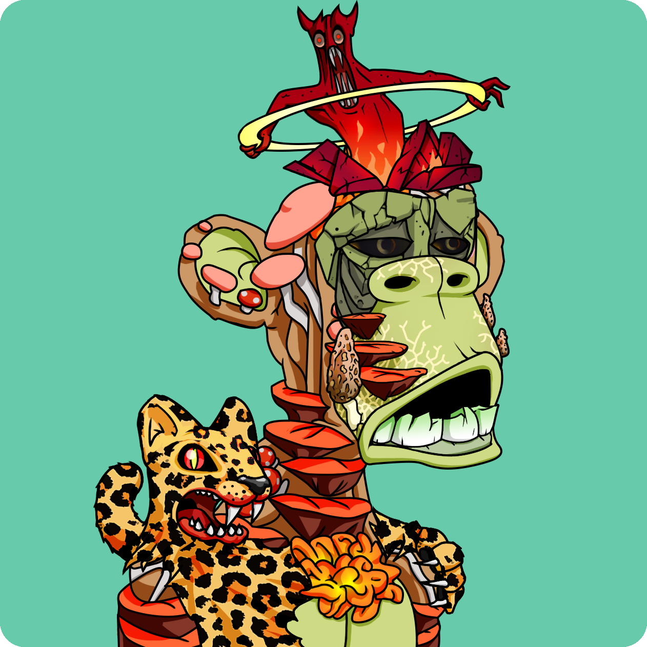 Yuga Labs - Mutant Ape Yacht Club - NFT # 5121