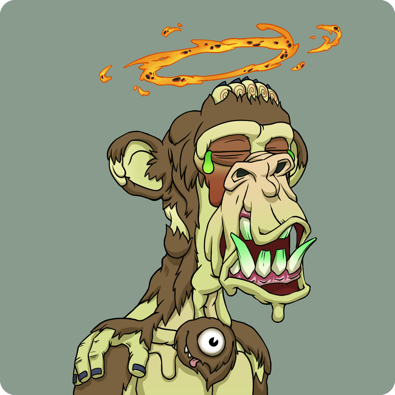 Yuga Labs - Mutant Ape Yacht Club - NFT # 3690