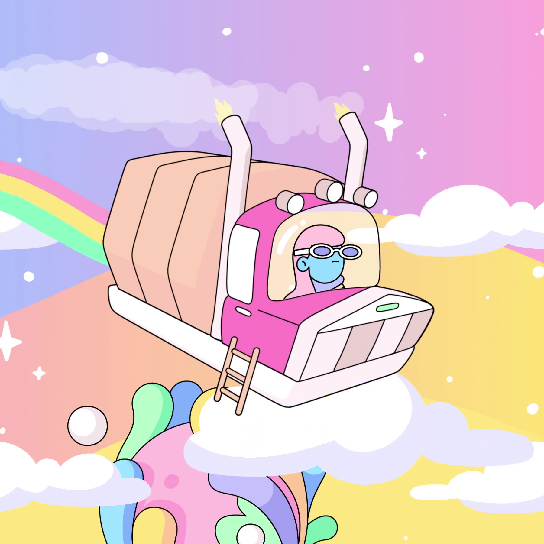 The Doodles Founders - Space Doodles - Space Doodle #9790 - NFT # 9790