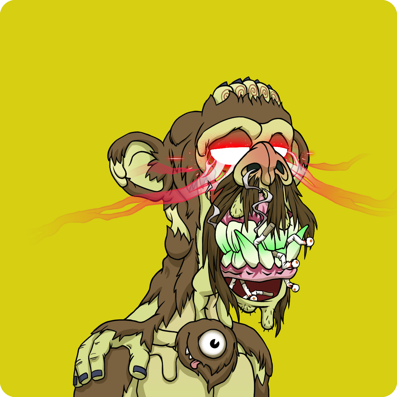 Yuga Labs - Mutant Ape Yacht Club - NFT # 18837