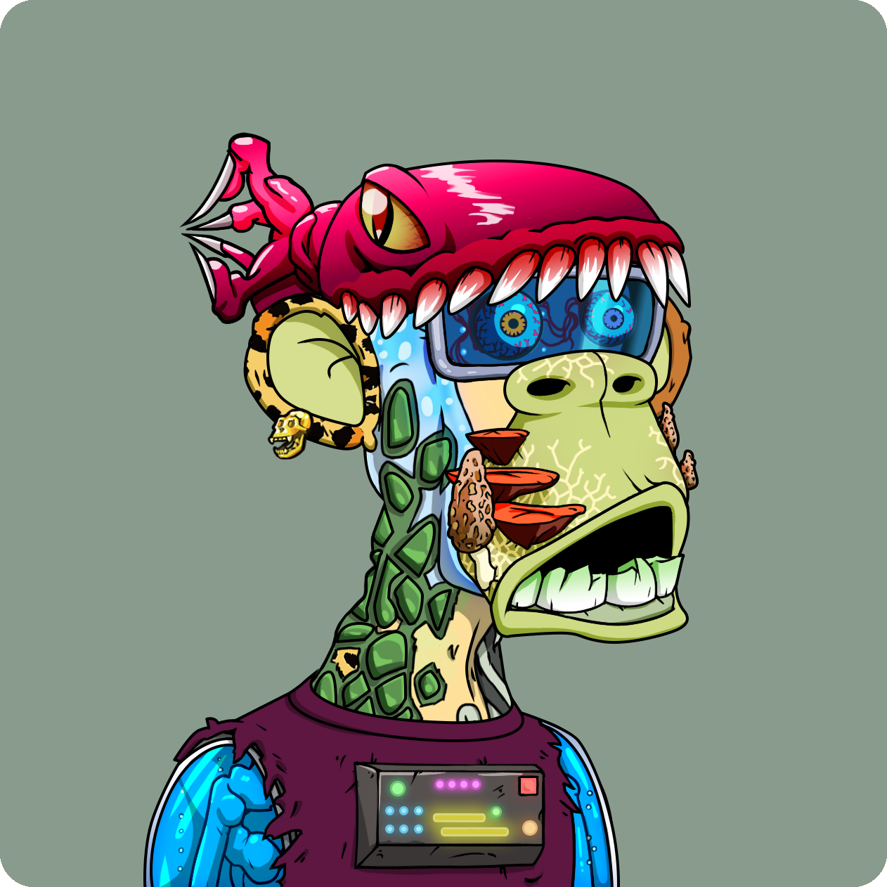 Yuga Labs - Mutant Ape Yacht Club - NFT # 10490