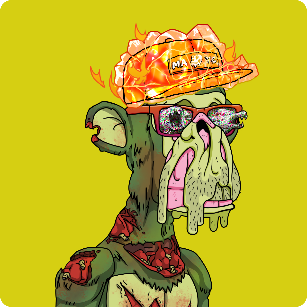 Yuga Labs - Mutant Ape Yacht Club - NFT # 5044