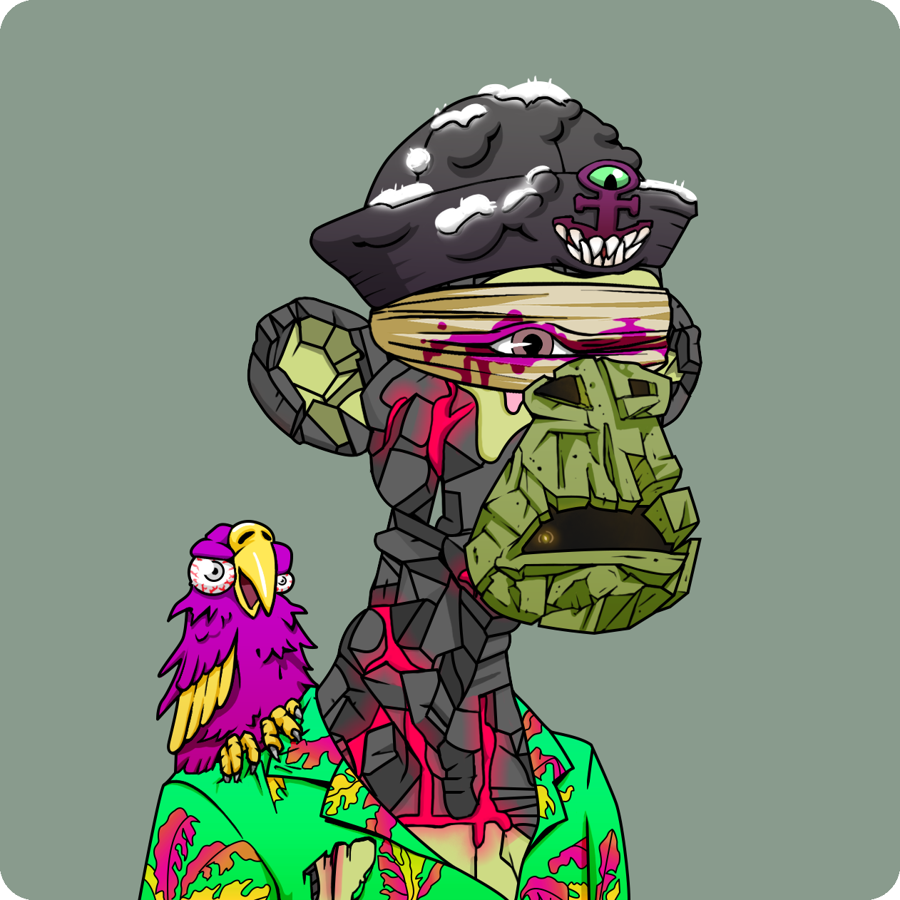 Yuga Labs - Mutant Ape Yacht Club - NFT # 358