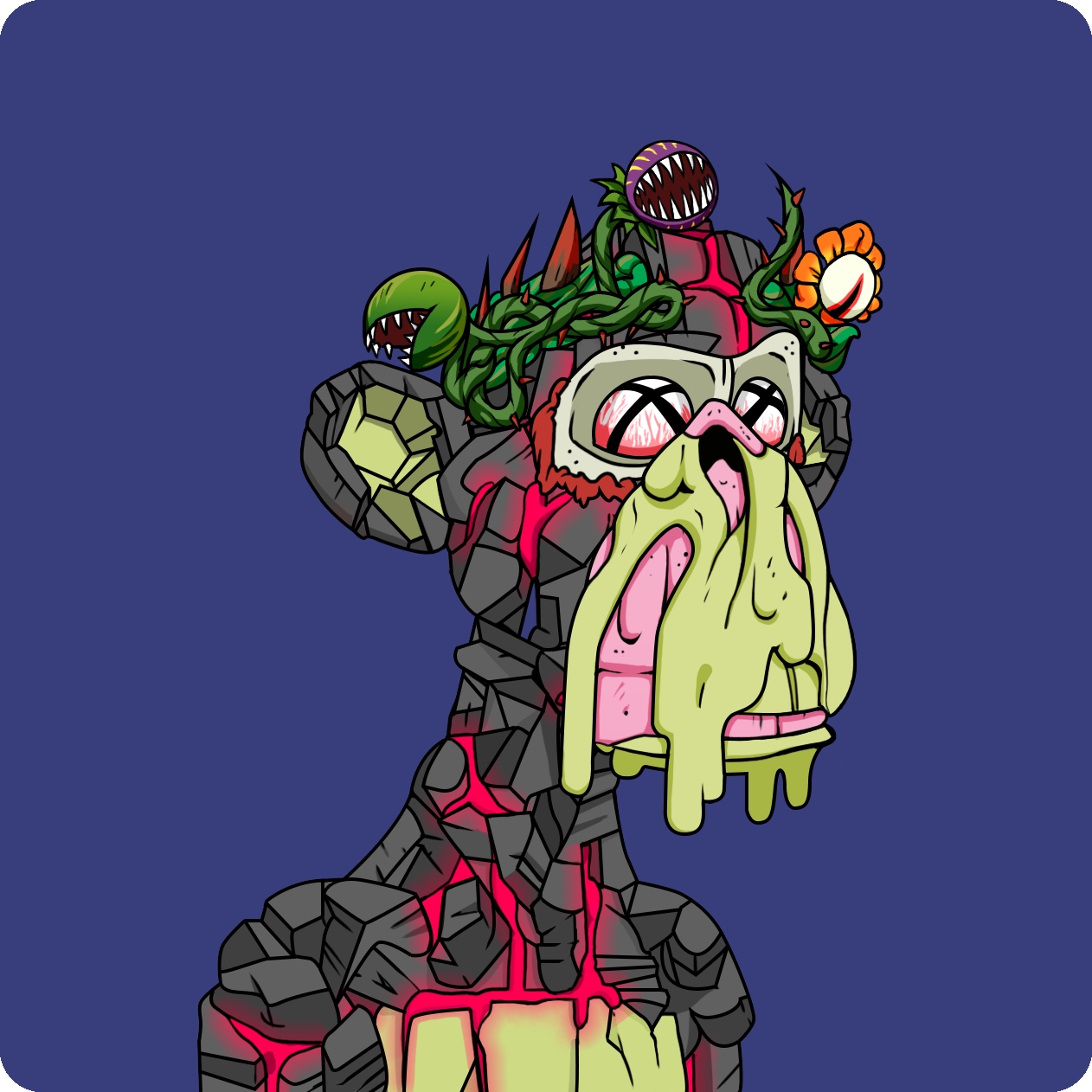 Yuga Labs - Mutant Ape Yacht Club - NFT # 2702