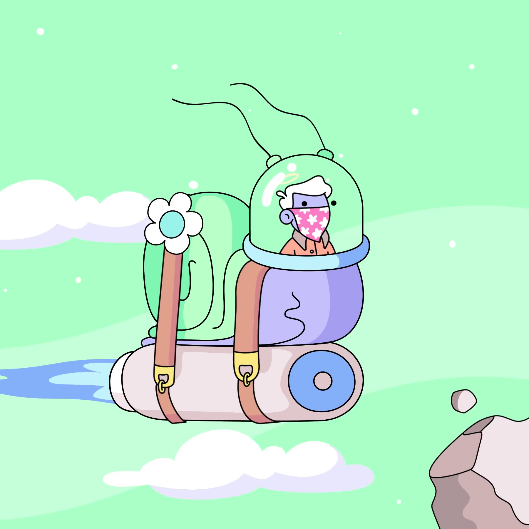 The Doodles Founders - Space Doodles - Space Doodle #514 - NFT # 514