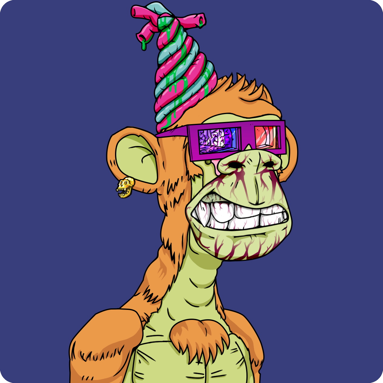 Yuga Labs - Mutant Ape Yacht Club - NFT # 4393