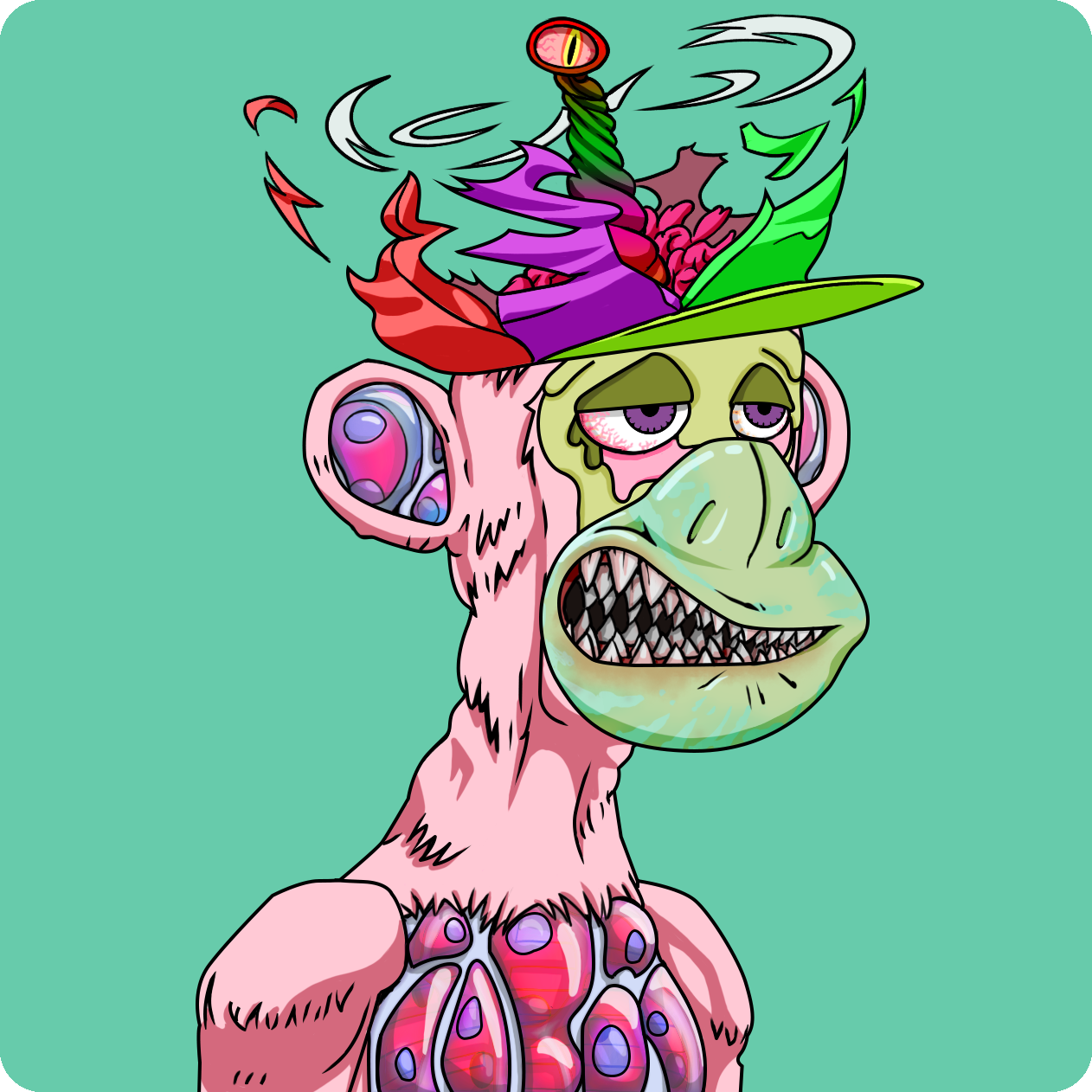 Yuga Labs - Mutant Ape Yacht Club - NFT # 15306