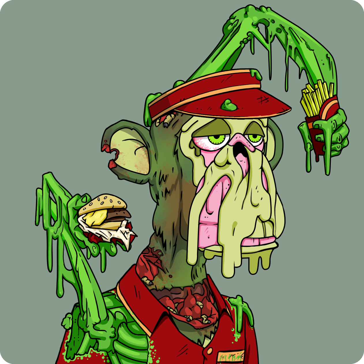 Yuga Labs - Mutant Ape Yacht Club - NFT # 3128