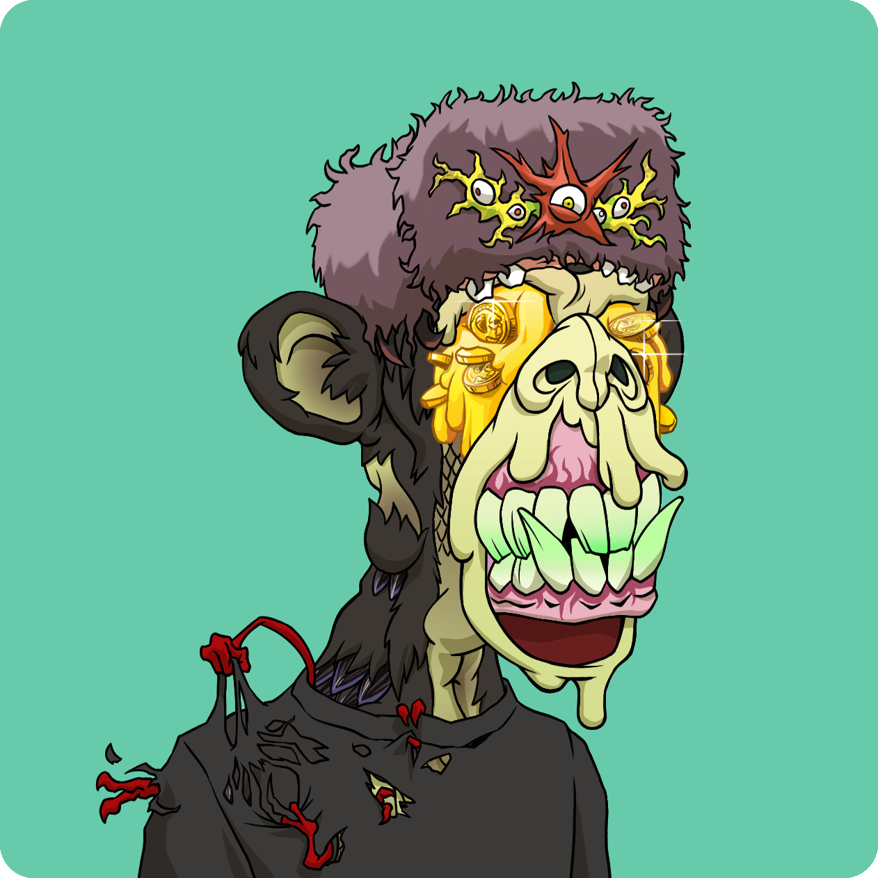 Yuga Labs - Mutant Ape Yacht Club - NFT # 5040