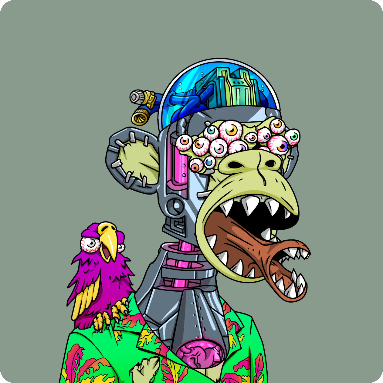 Yuga Labs - Mutant Ape Yacht Club - NFT # 4300