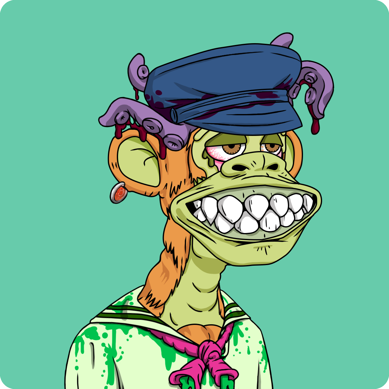 Yuga Labs - Mutant Ape Yacht Club - NFT # 1558