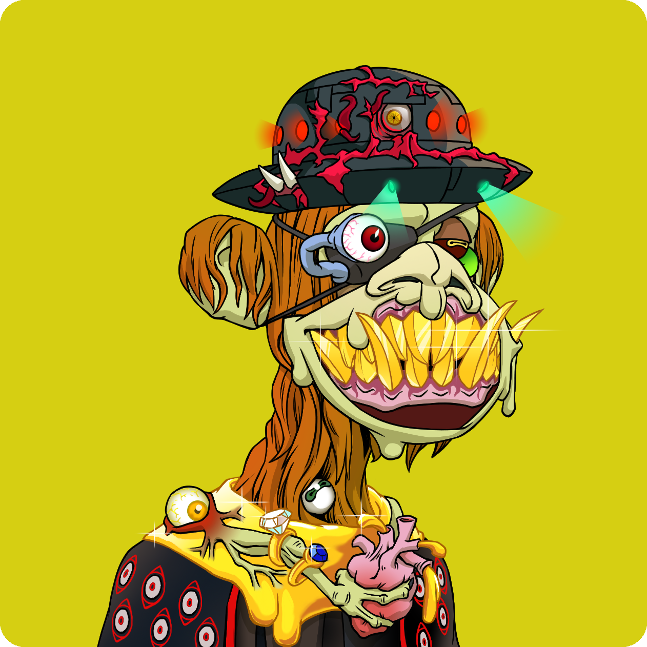 Yuga Labs - Mutant Ape Yacht Club - NFT # 21411