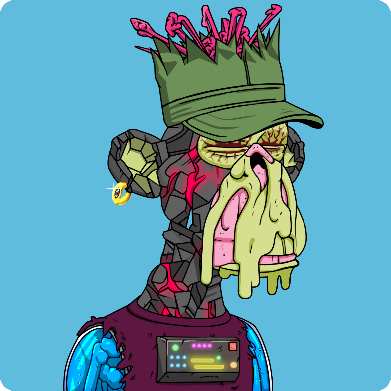 Yuga Labs - Mutant Ape Yacht Club - NFT # 3702