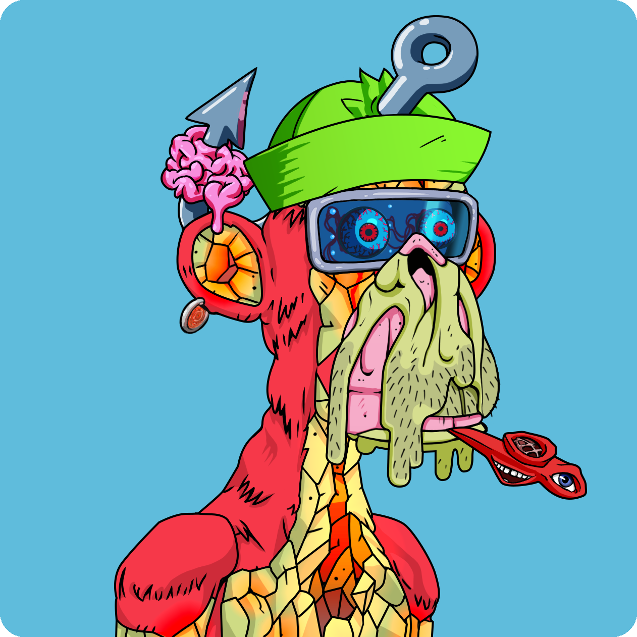 Yuga Labs - Mutant Ape Yacht Club - NFT # 3564