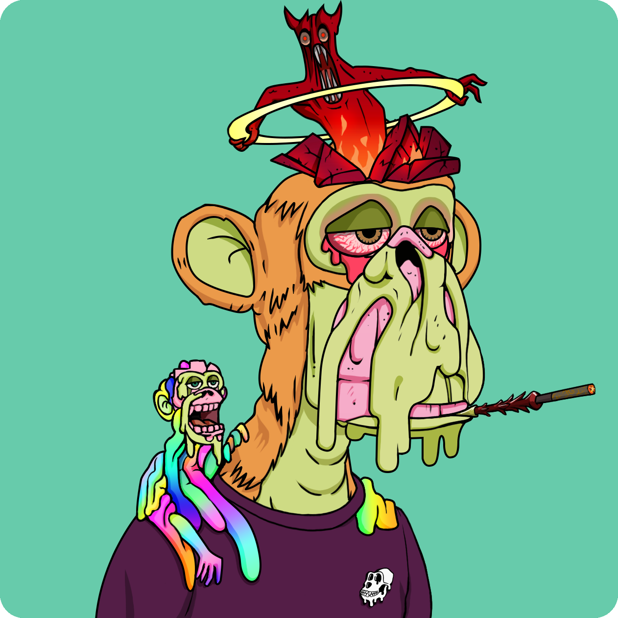 Yuga Labs - Mutant Ape Yacht Club - NFT # 9808