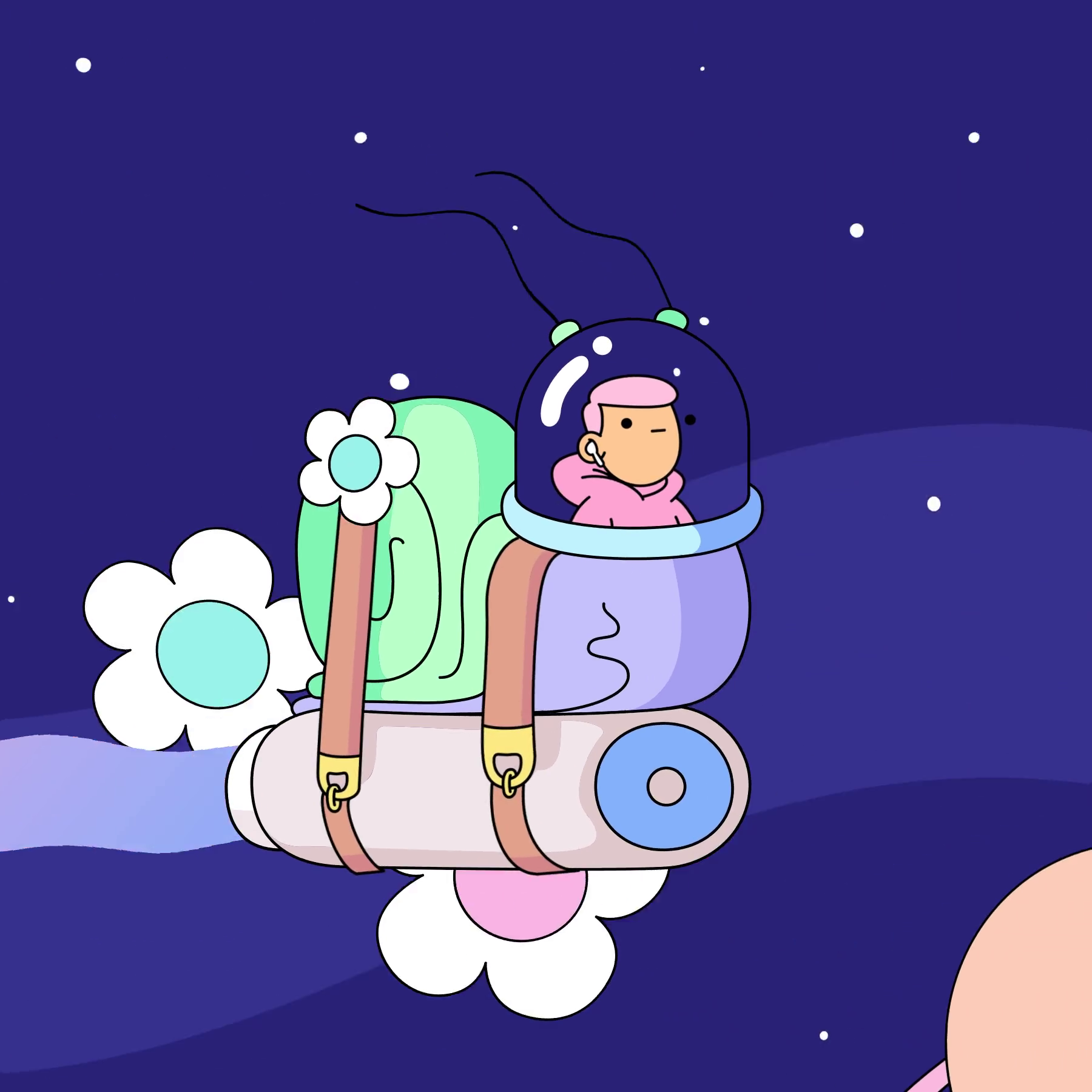 The Doodles Founders - Space Doodles - Space Doodle #257 - NFT # 257