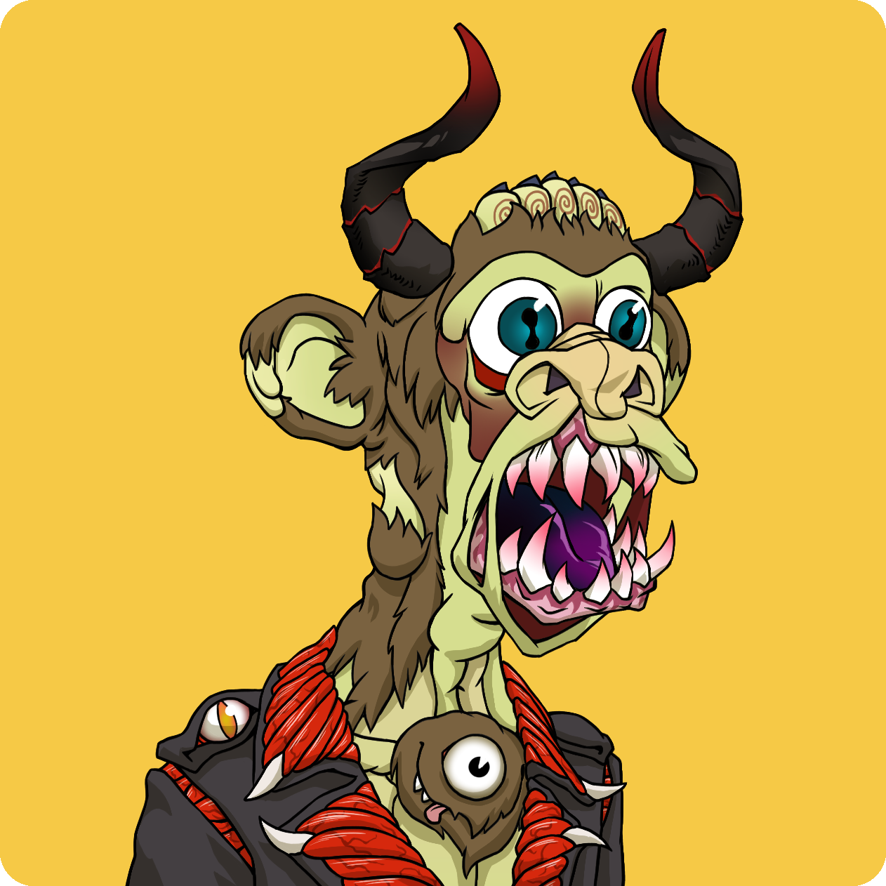 Yuga Labs - Mutant Ape Yacht Club - NFT # 5834