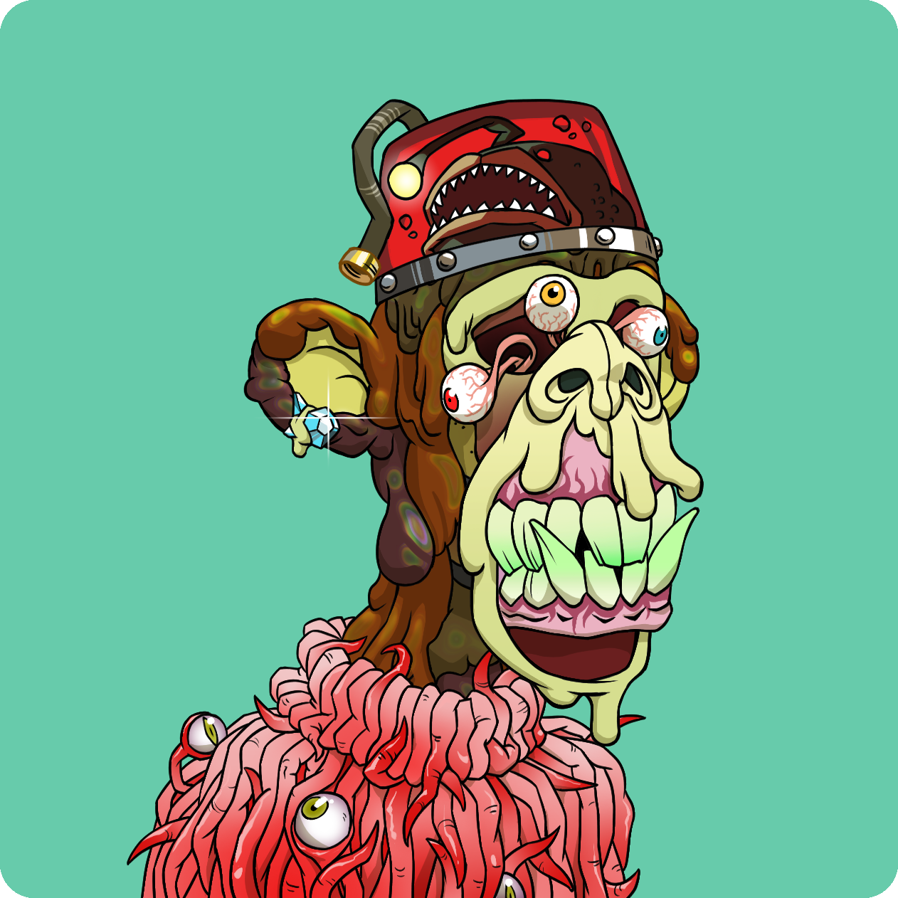 Yuga Labs - Mutant Ape Yacht Club - NFT # 17255