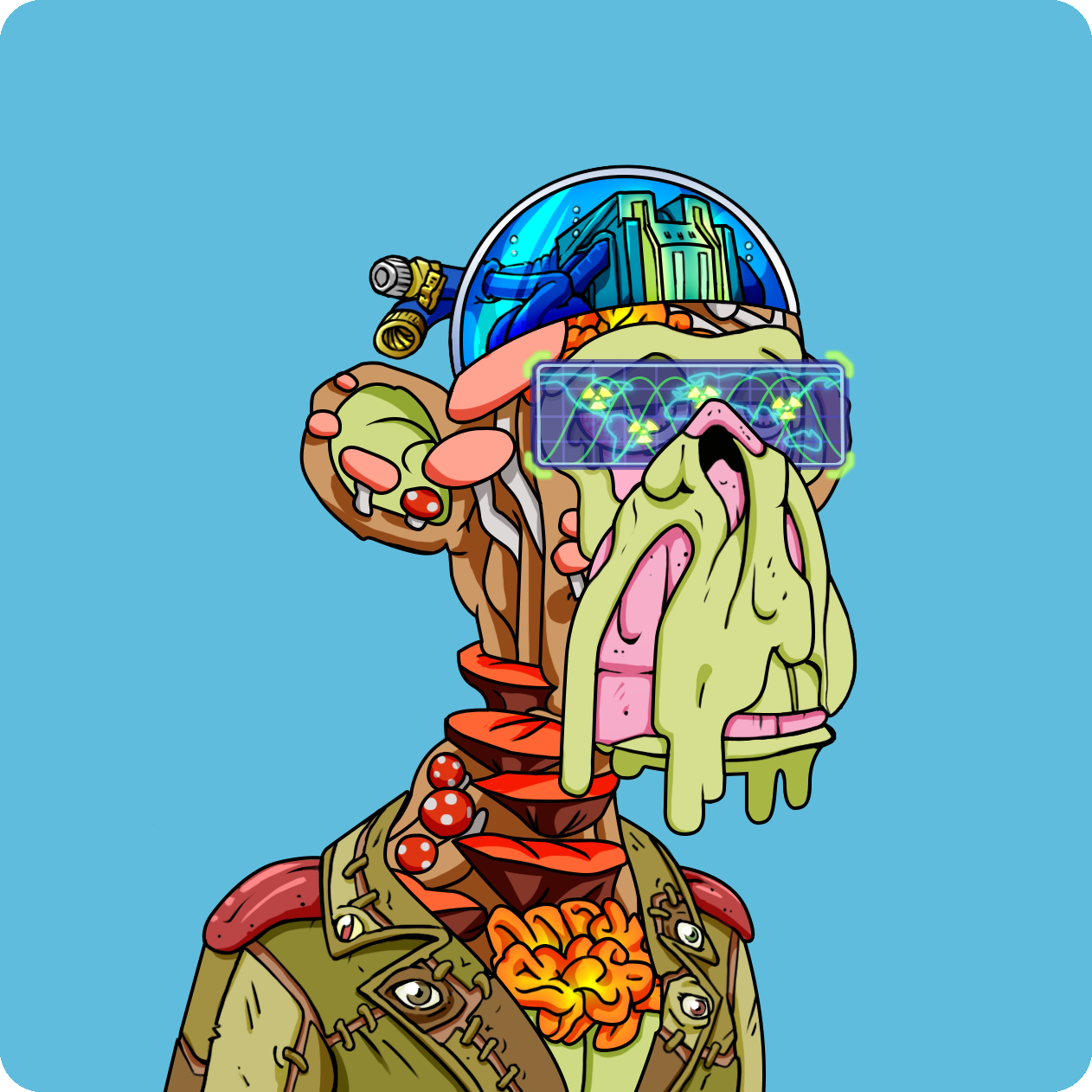 Yuga Labs - Mutant Ape Yacht Club - NFT # 5463