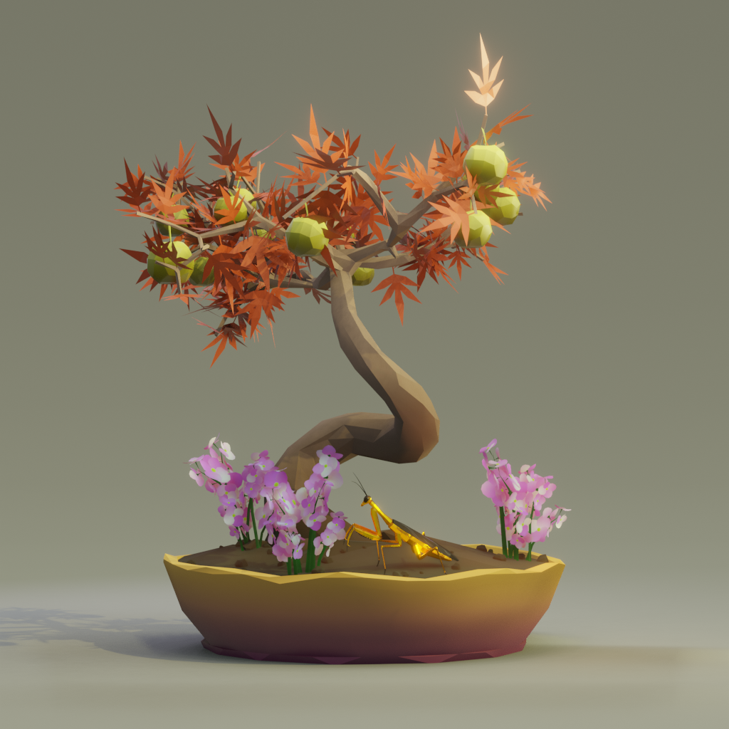 ZENFT Garden Society - Bonsai - Bonsai #8807 - NFT # 8807